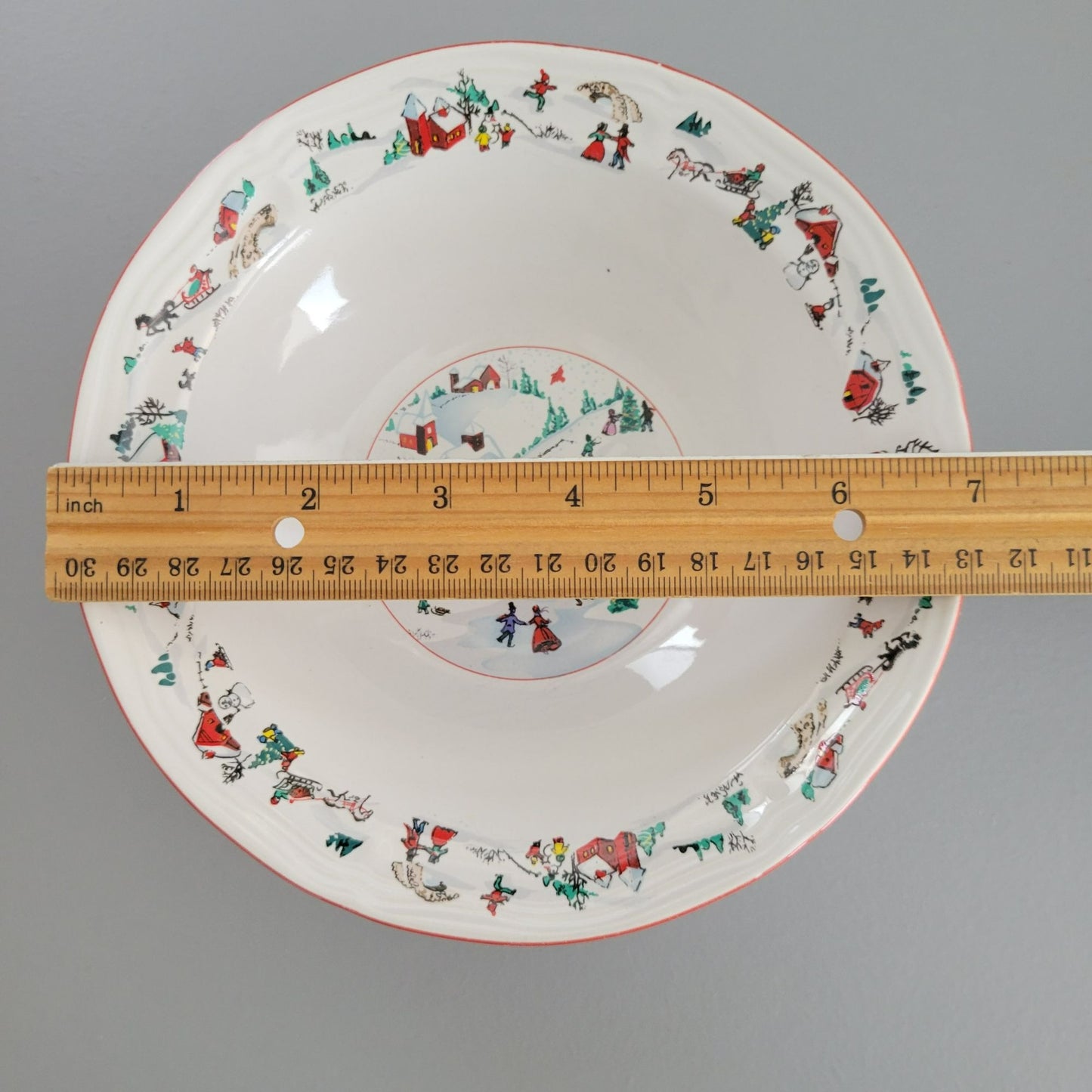 Farberware White Christmas Cereal Bowl, Set of 2