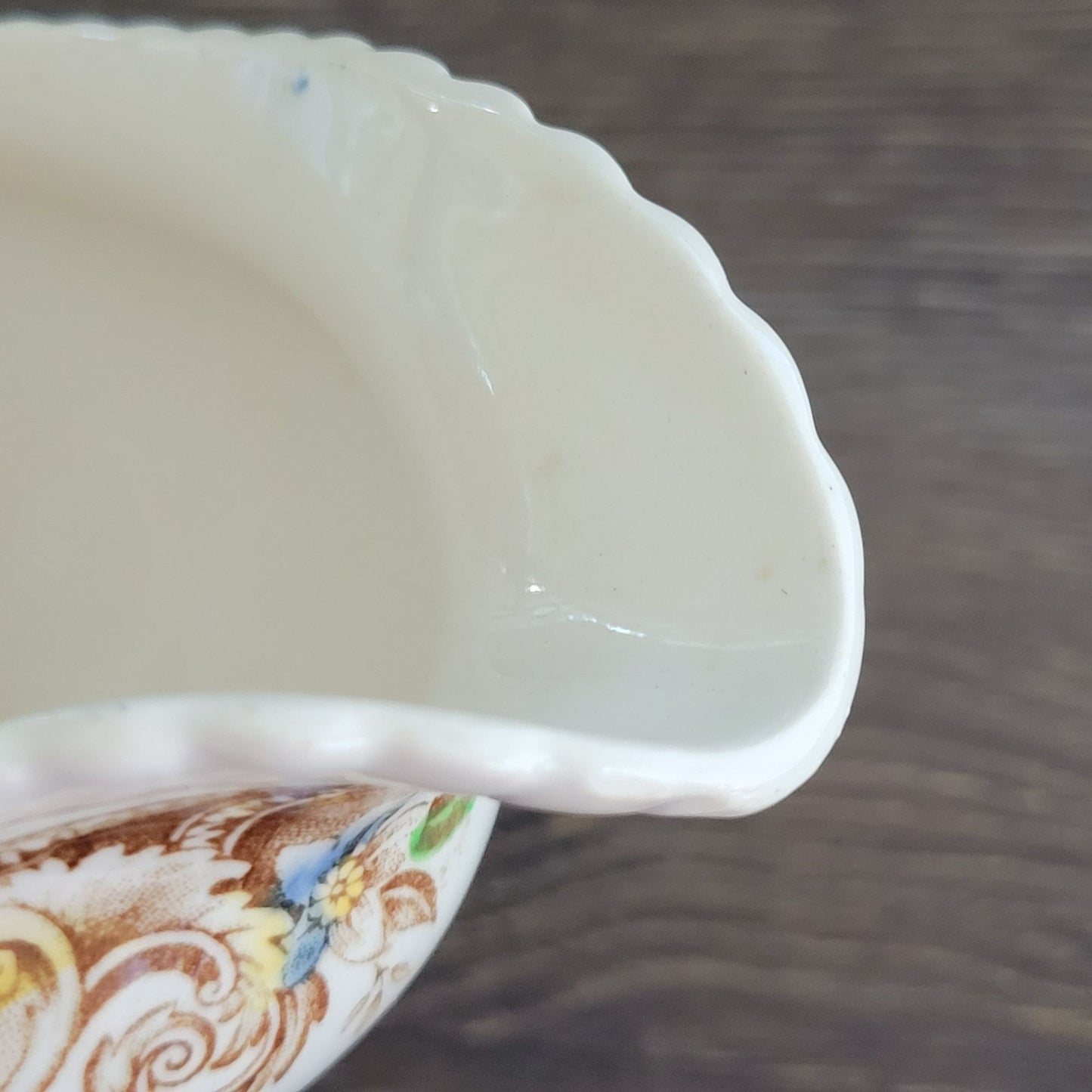 Johnson Bros Devonshire Brown Gravy Boat & Underplate