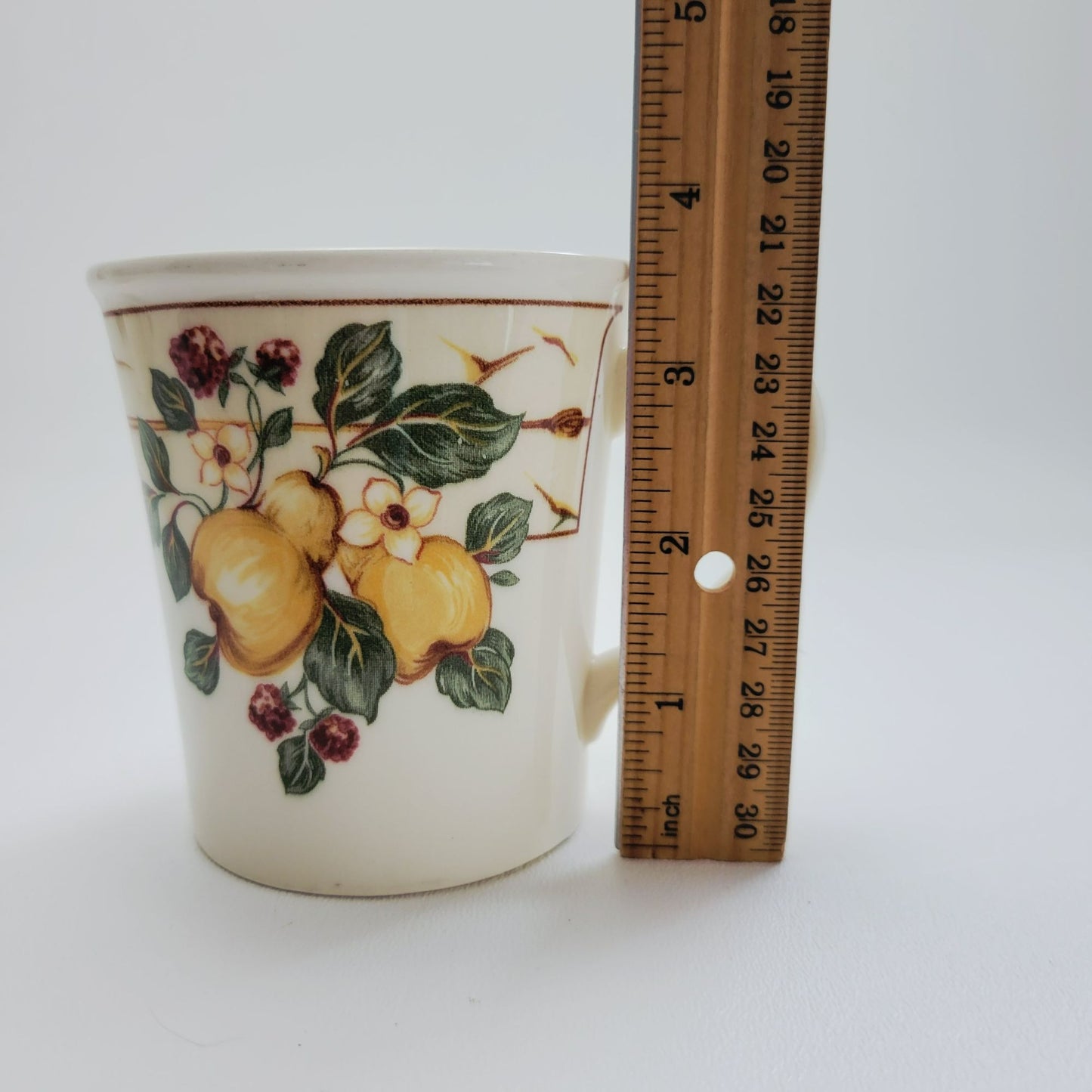 Wedgwood Pears & Berries Coffee Mug Set of 2, c.1998 England