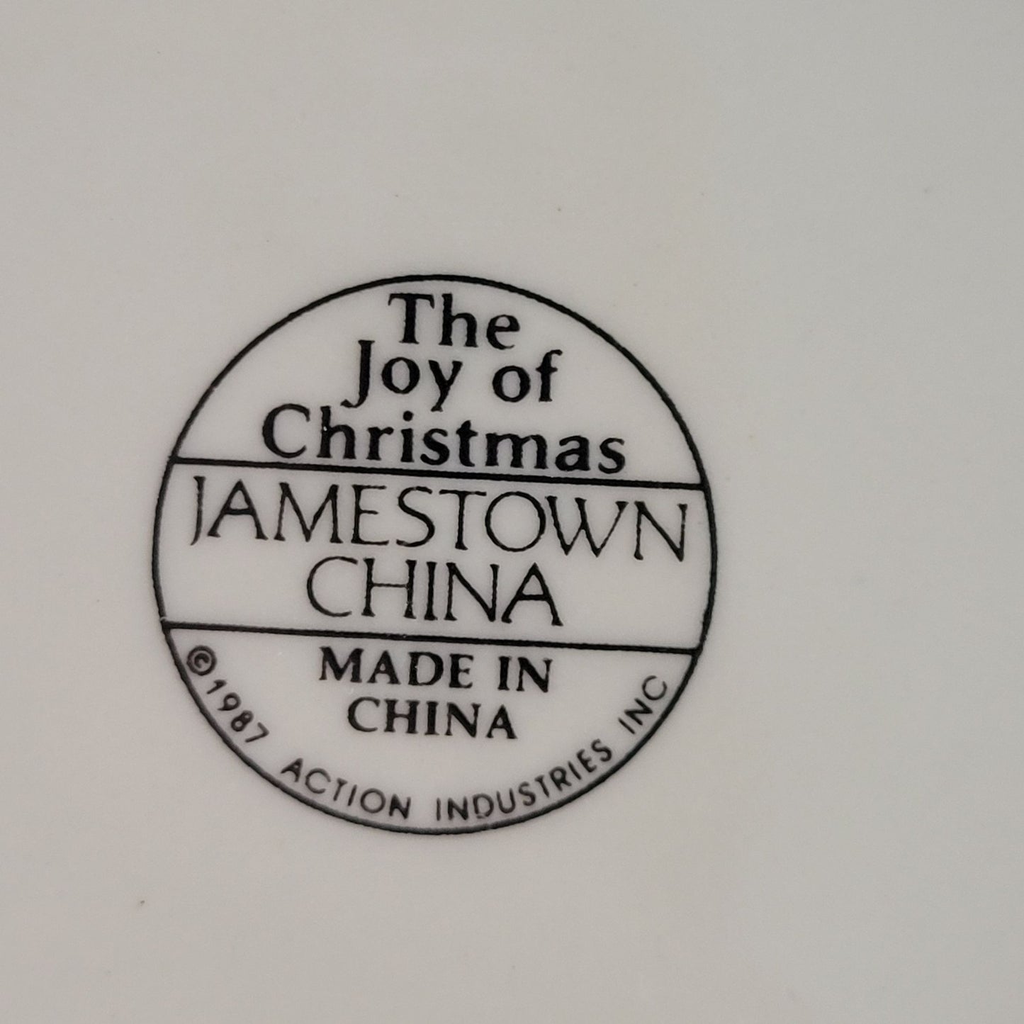 Jamestown The Joy of Christmas Cereal Bowl, Set of 2