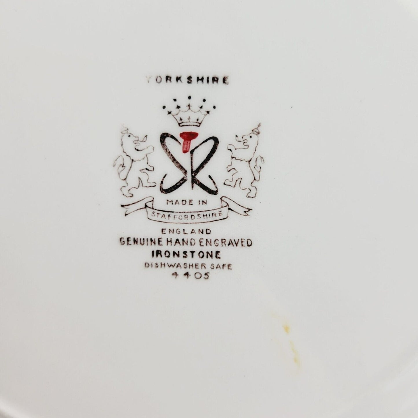 Staffordshire Yorkshire Salad Plate, Set of 2, Made in England