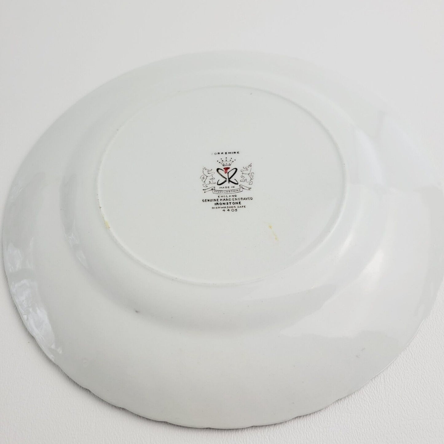 Staffordshire Yorkshire Salad Plate, Set of 2, Made in England