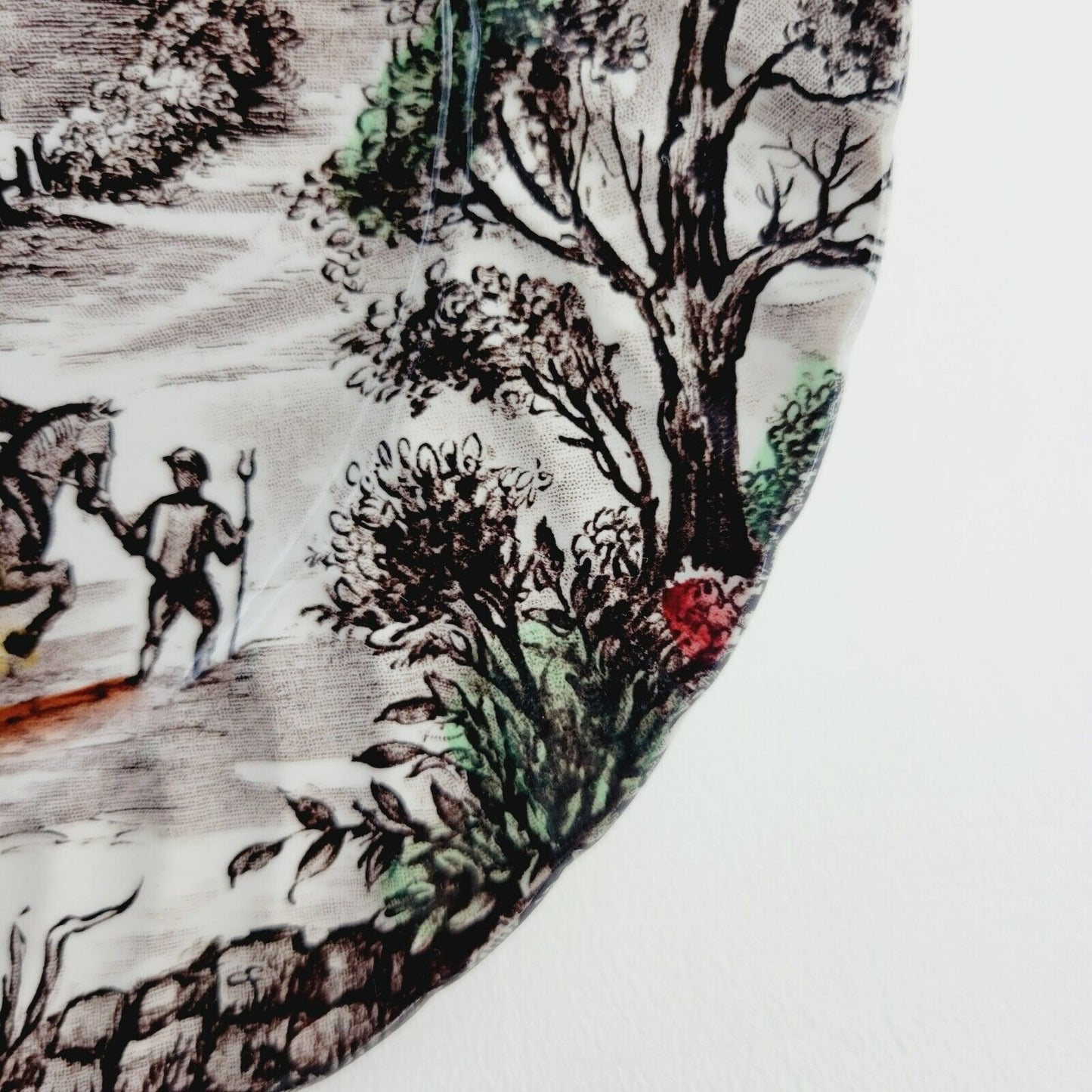 Staffordshire Yorkshire Salad Plate, Set of 2, Made in England