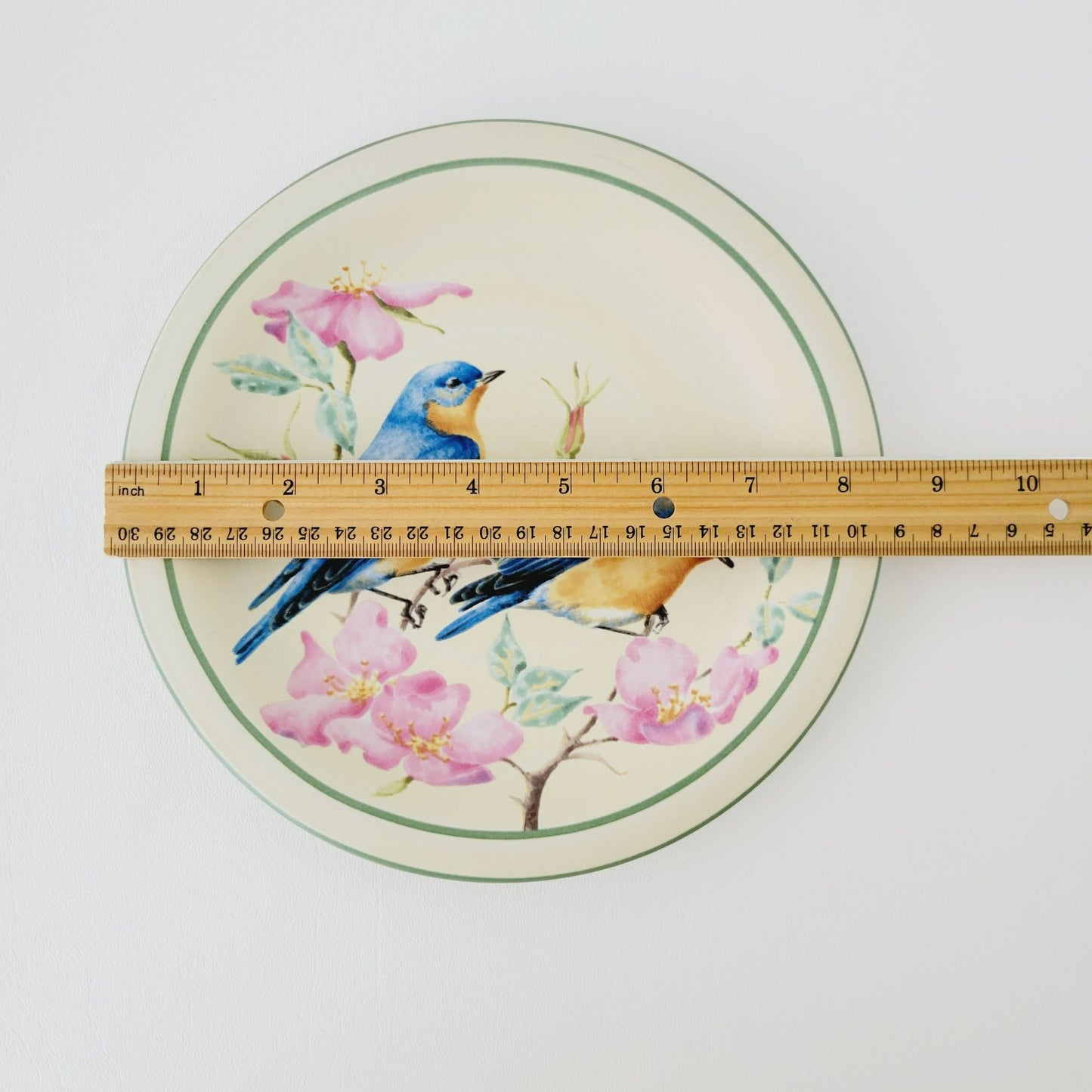 Lenox Summer Greetings Eastern Bluebird Stoneware Salad Plate