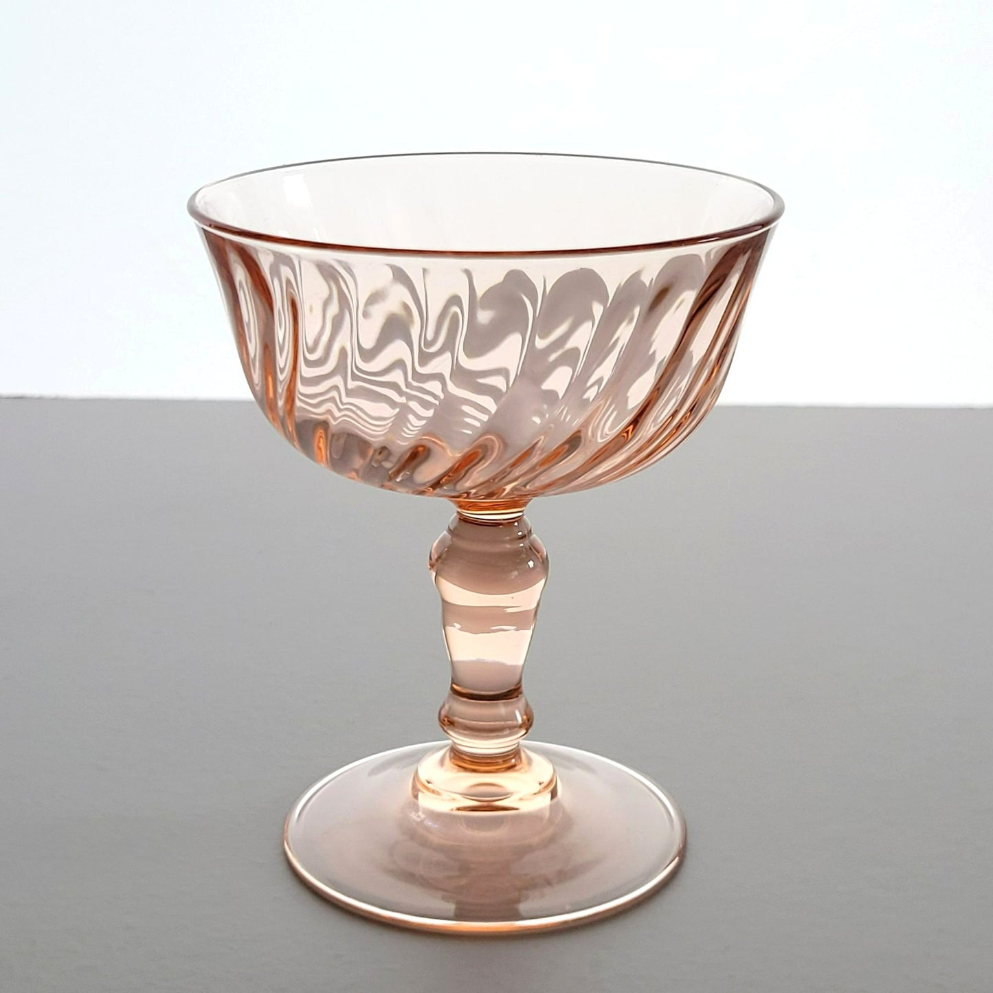 Cristal D'Arques "Rosaline Pink" Champagne Glass, Set of 2, Made in France