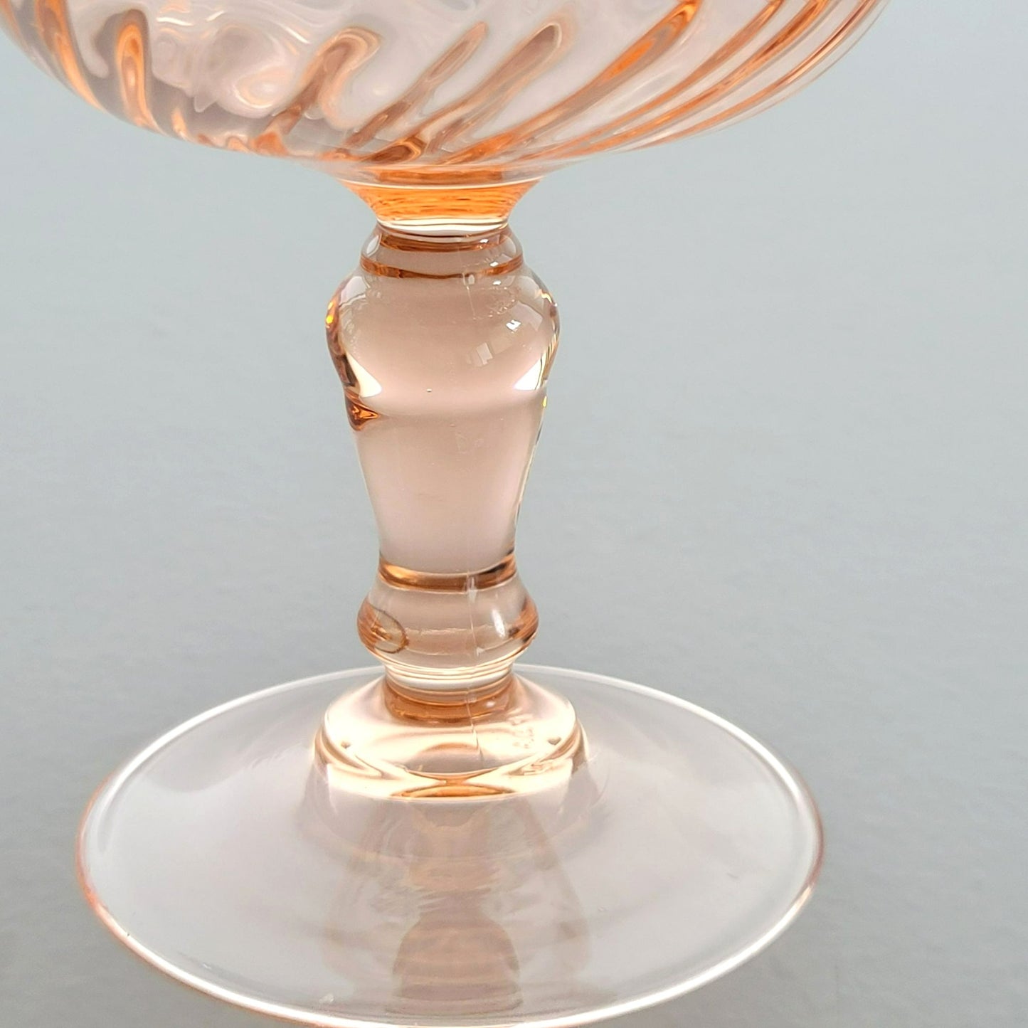 Cristal D'Arques "Rosaline Pink" Champagne Glass, Set of 2, Made in France