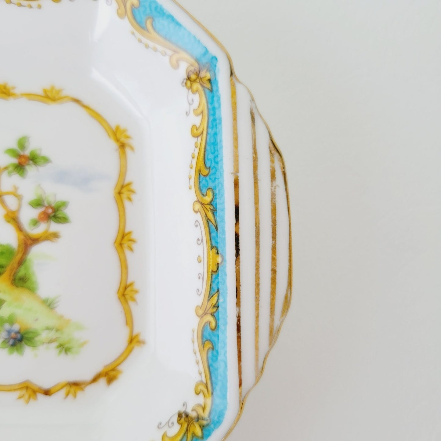 Royal Albert Chelsea Bird Demitasse Creamer, Sugar Bowl & Tray Set