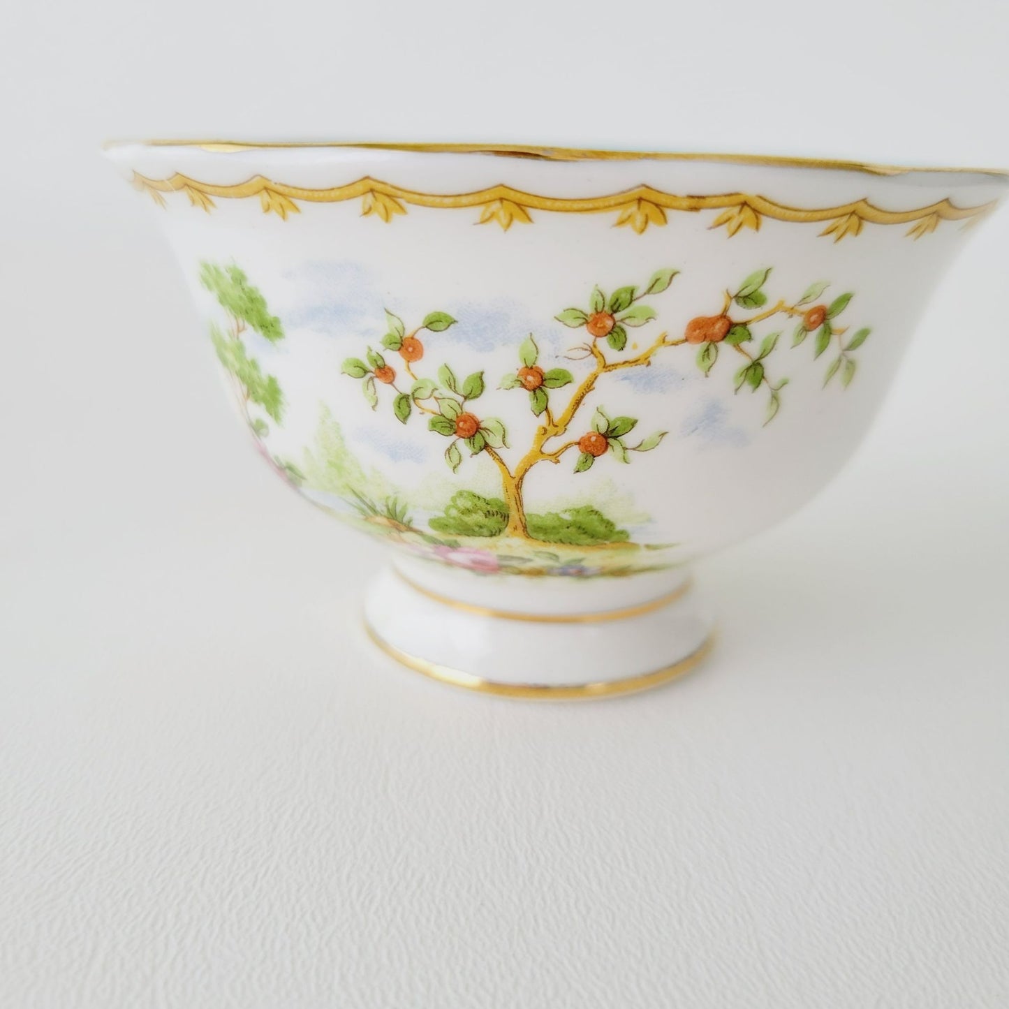 Royal Albert Chelsea Bird Demitasse Creamer, Sugar Bowl & Tray Set