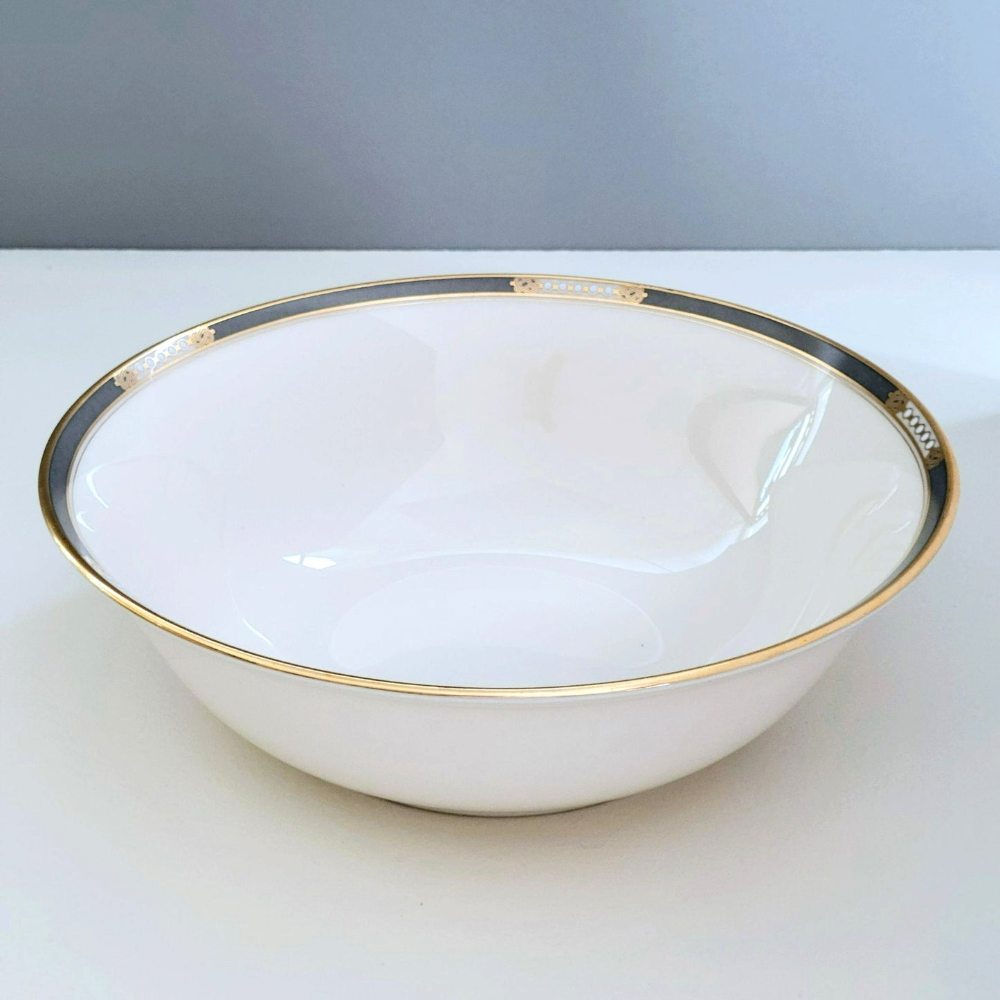 Lenox McKinley Round Serving Bowl, Presidential Collection, USA Made