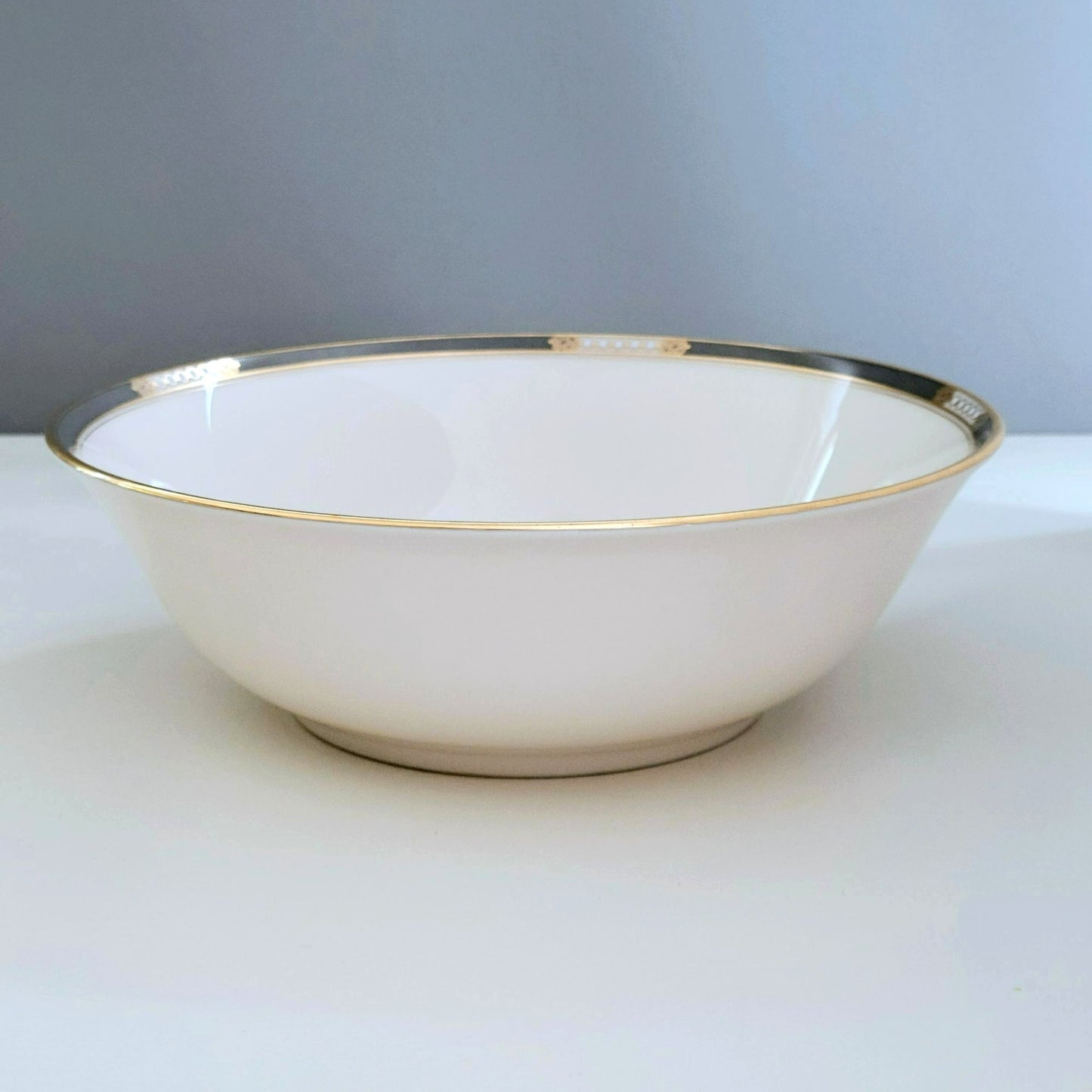 Lenox McKinley Round Serving Bowl, Presidential Collection, USA Made