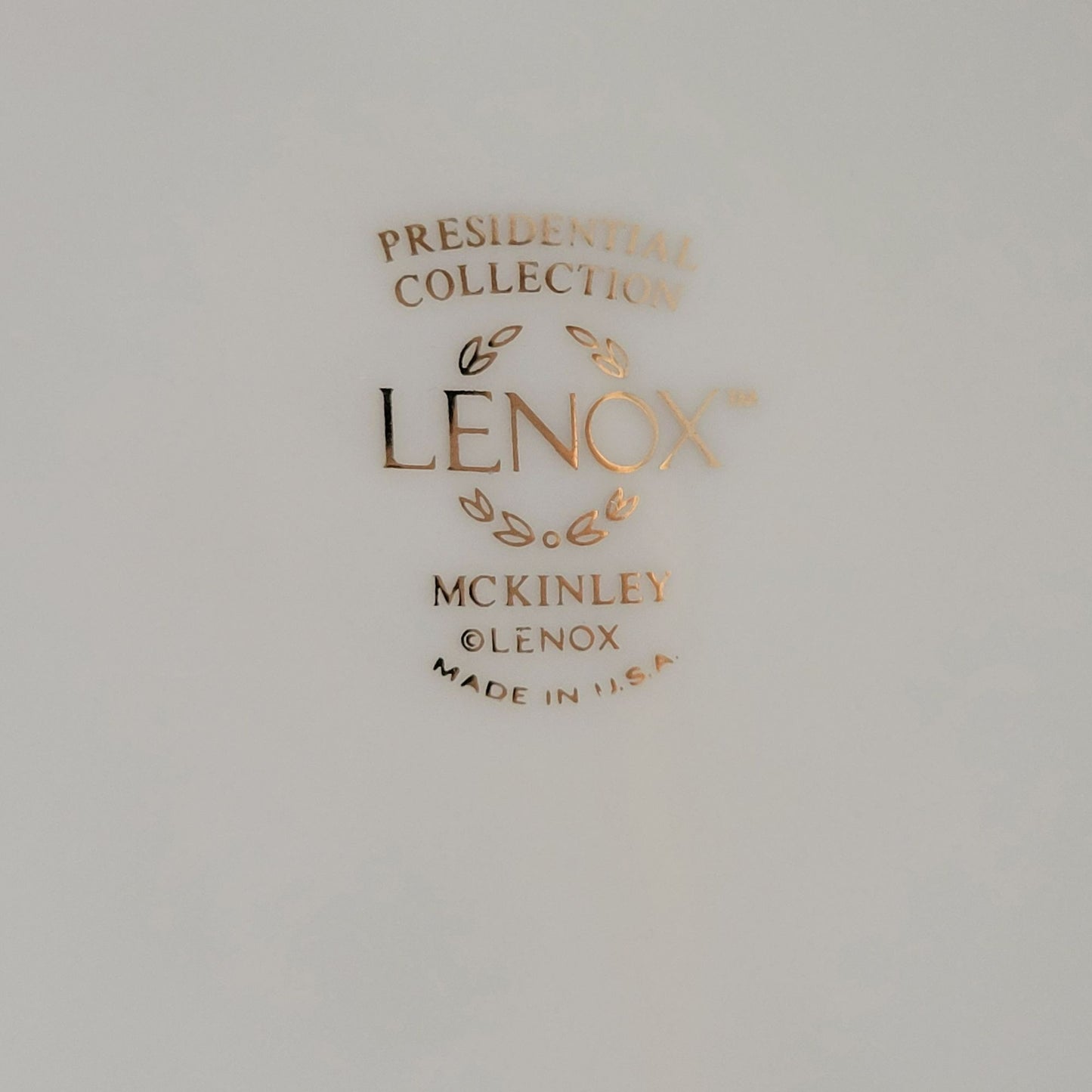 Lenox McKinley Round Serving Bowl, Presidential Collection, USA Made