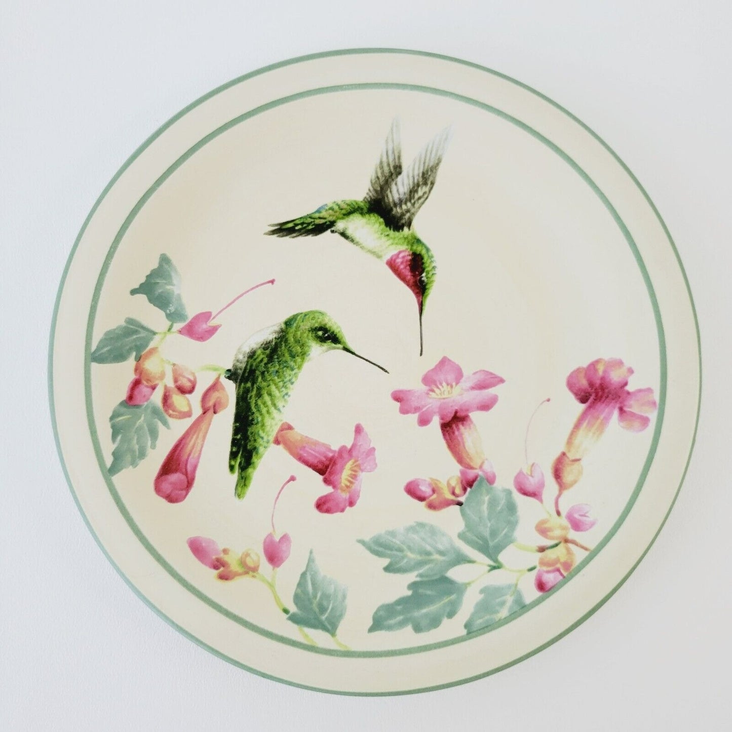 Lenox Summer Greetings Salad Plate Ruby Throated Hummingbird