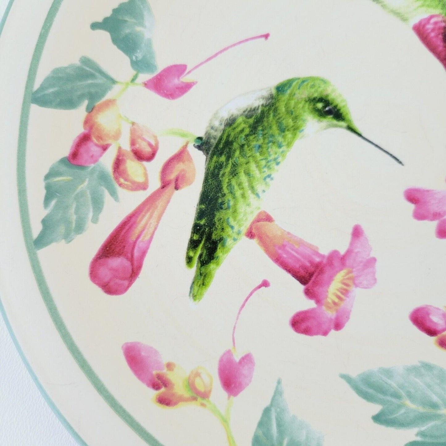 Lenox Summer Greetings Salad Plate Ruby Throated Hummingbird