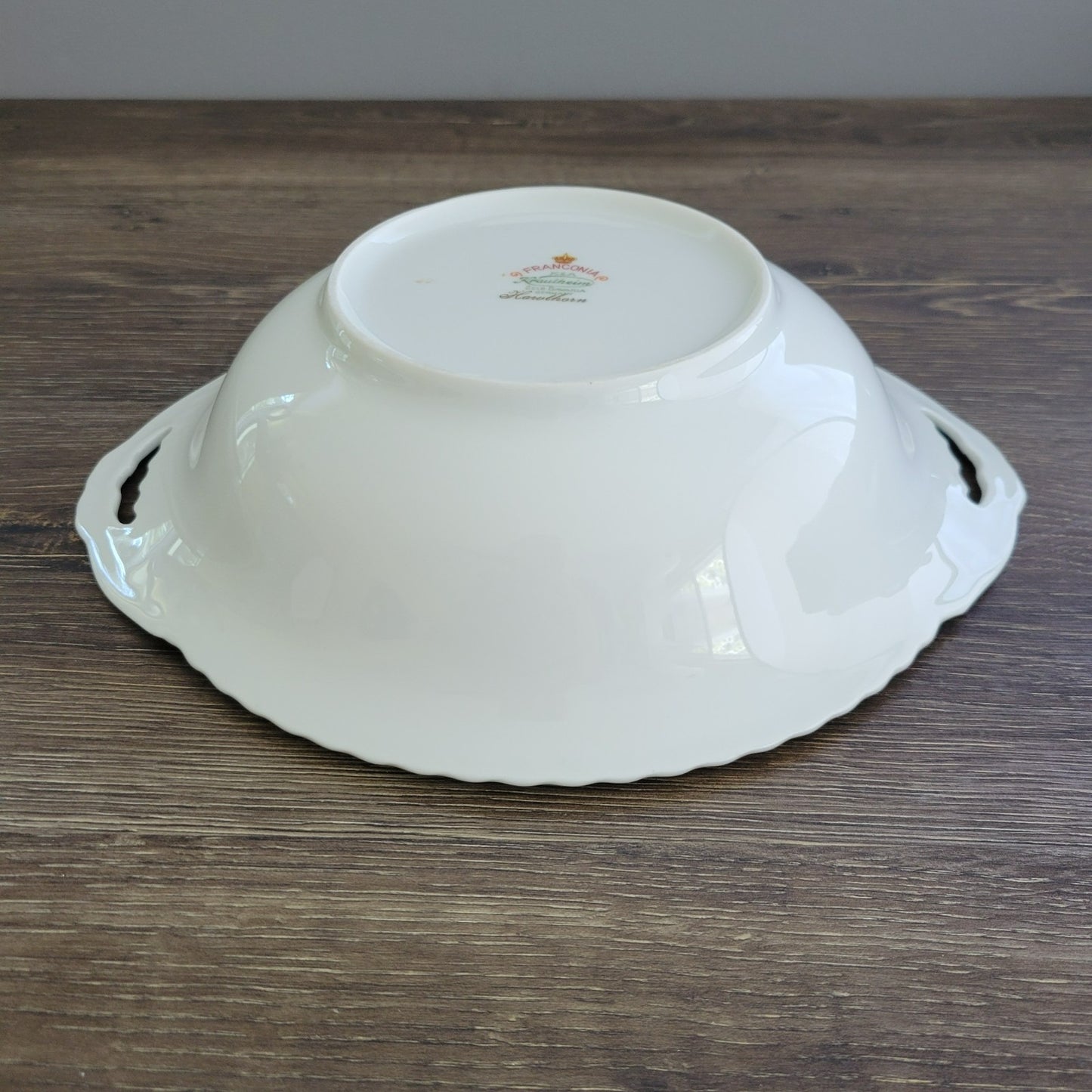 Franconia K&A Krautheim Hawthorn Serving Bowl, Gadroon Border, c.1964-75 Germany