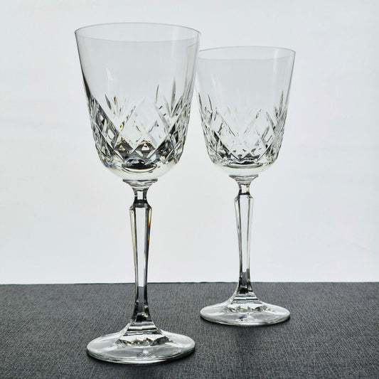 Schott-Zwiesel "Classic Clear" Crystal Wine Glass, Set of 2, Germany c.1983-93
