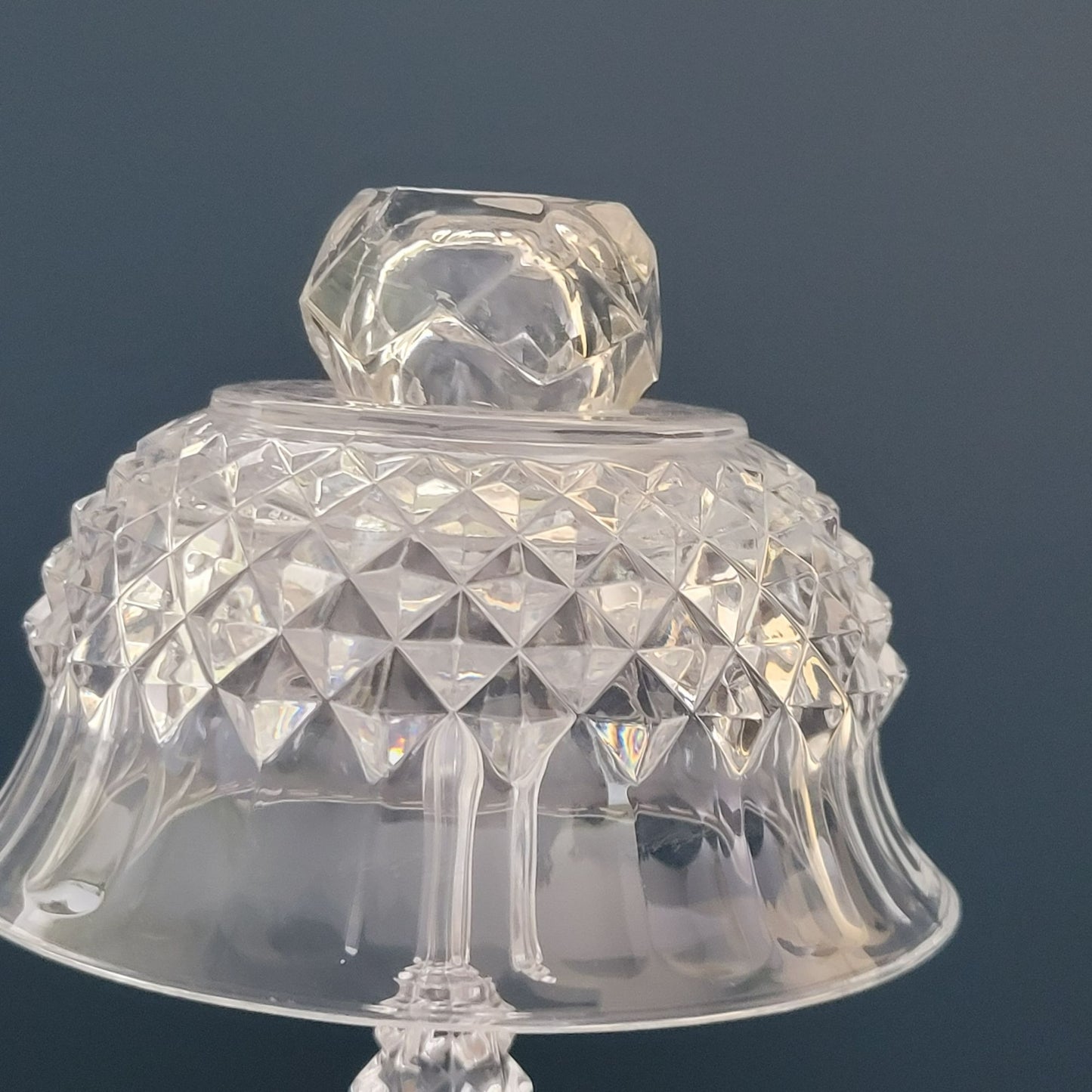Cozy Bedside Lighting, Handcrafted & Upcycled Glass & Crystal Fairy Lamp