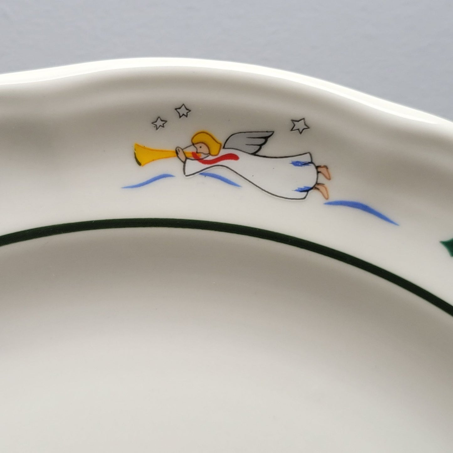 Pfaltzgraff Snow Village Dinner Plate, Set of 2, c.1990s