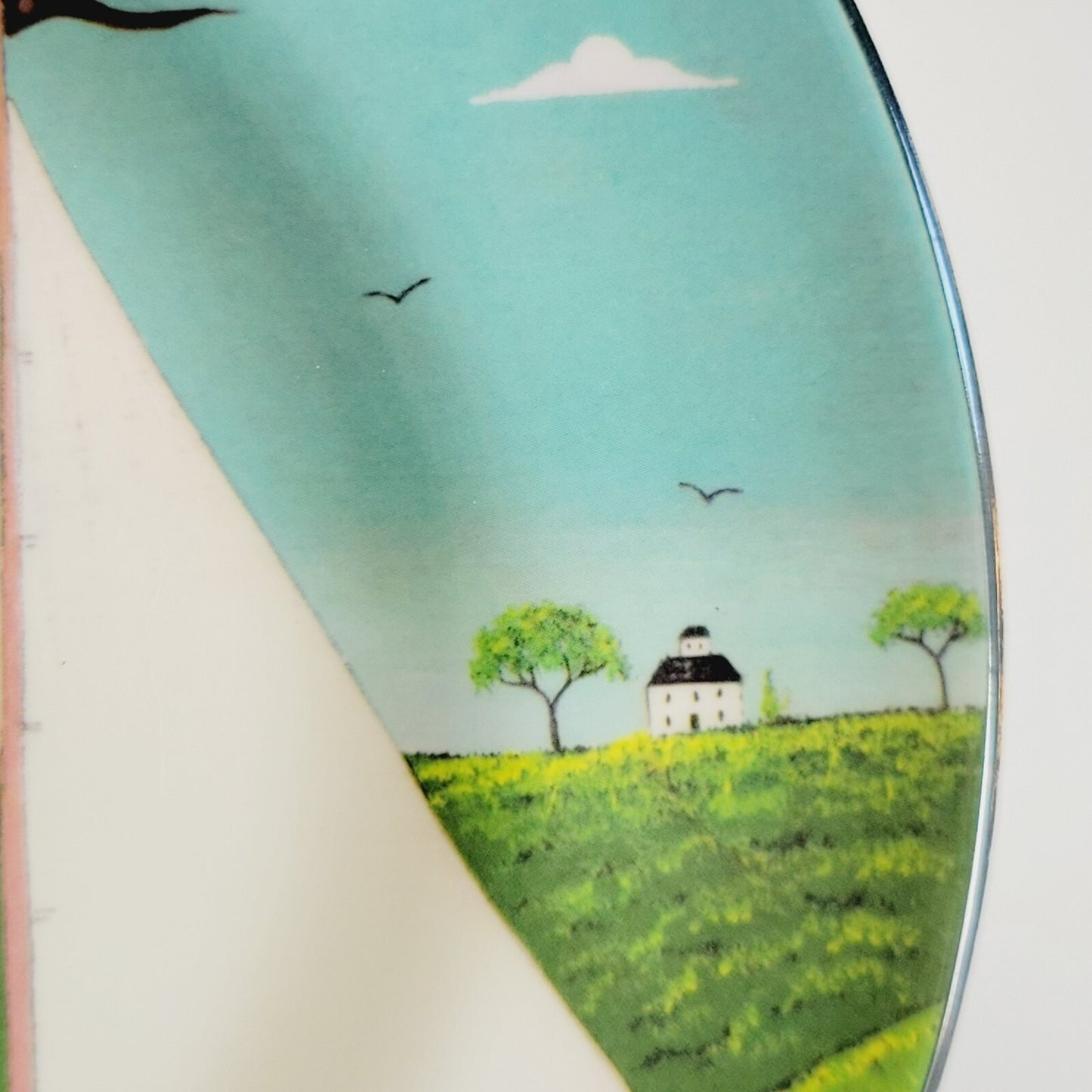Sakura Coastal Breeze Plastic Salad Plate, Set of 2