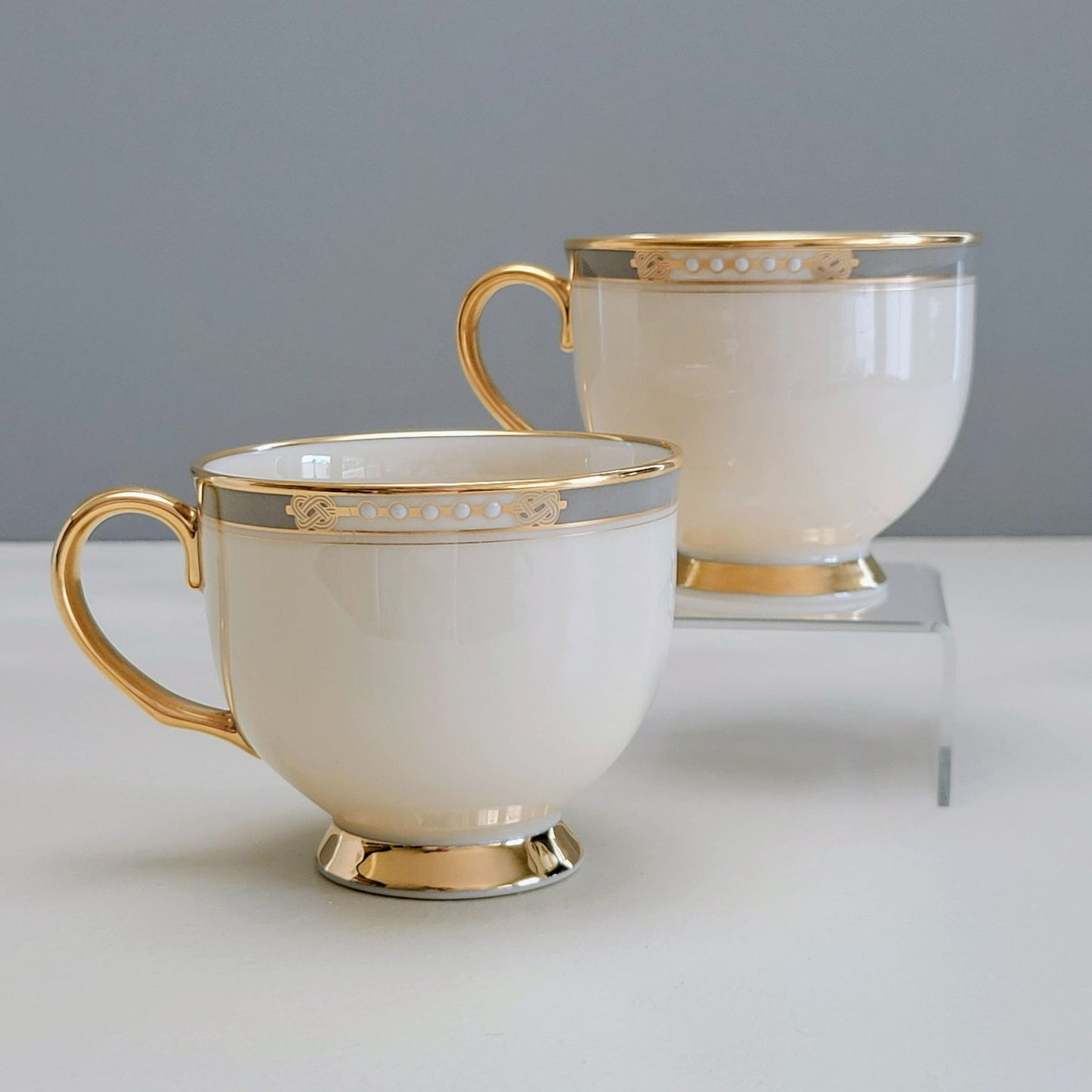 Lenox McKinley Teacup Set of 2, Presidential Collection, USA Made