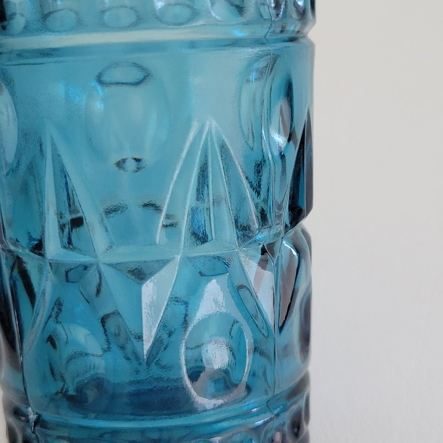 Indiana Glass Colony Park Lane Blue Juice Glasses, Set of 2, USA Made