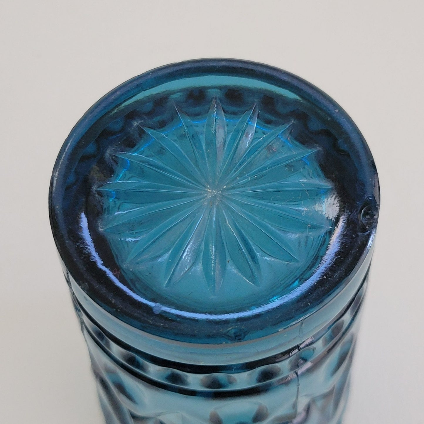 Indiana Glass Colony Park Lane Blue Juice Glasses, Set of 2, USA Made