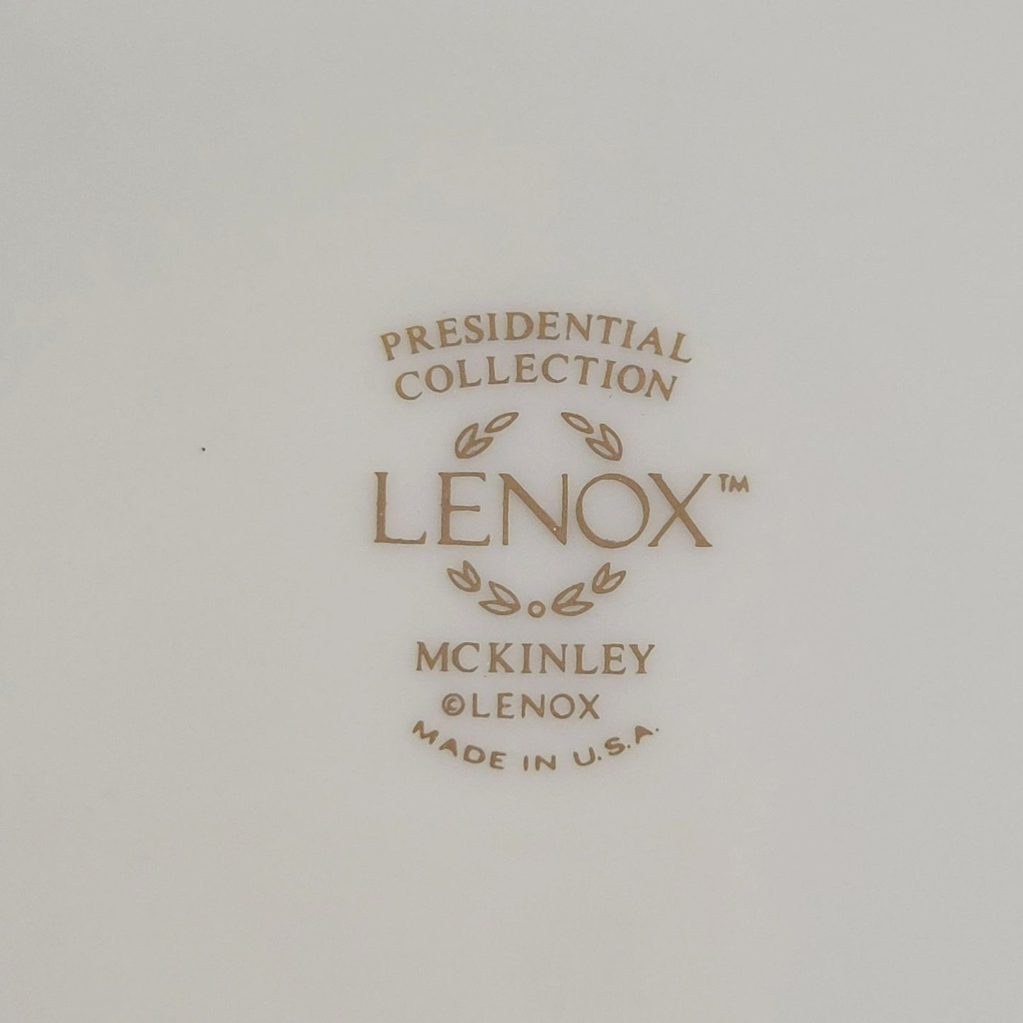 Lenox McKinley Salad Plate, Presidential Collection, USA Made