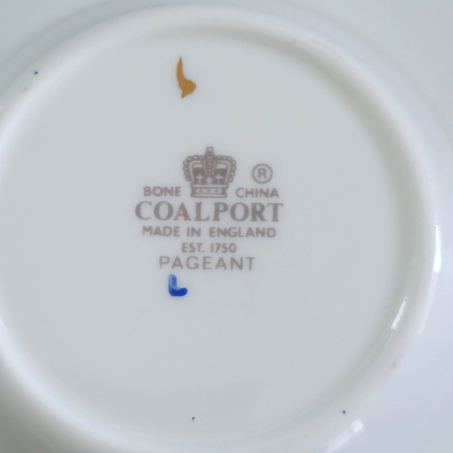 Coalport Pageant Demitasse Cup & Saucer, c.1972-83 England
