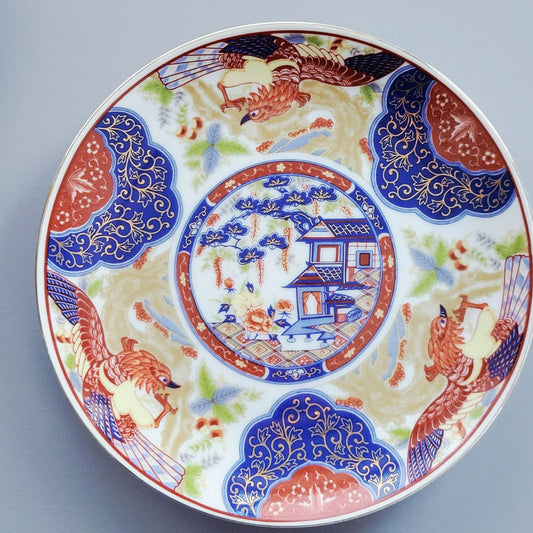 Vintage Imari Ware Decorative 6" Plate, Set of 2, Made in Japan