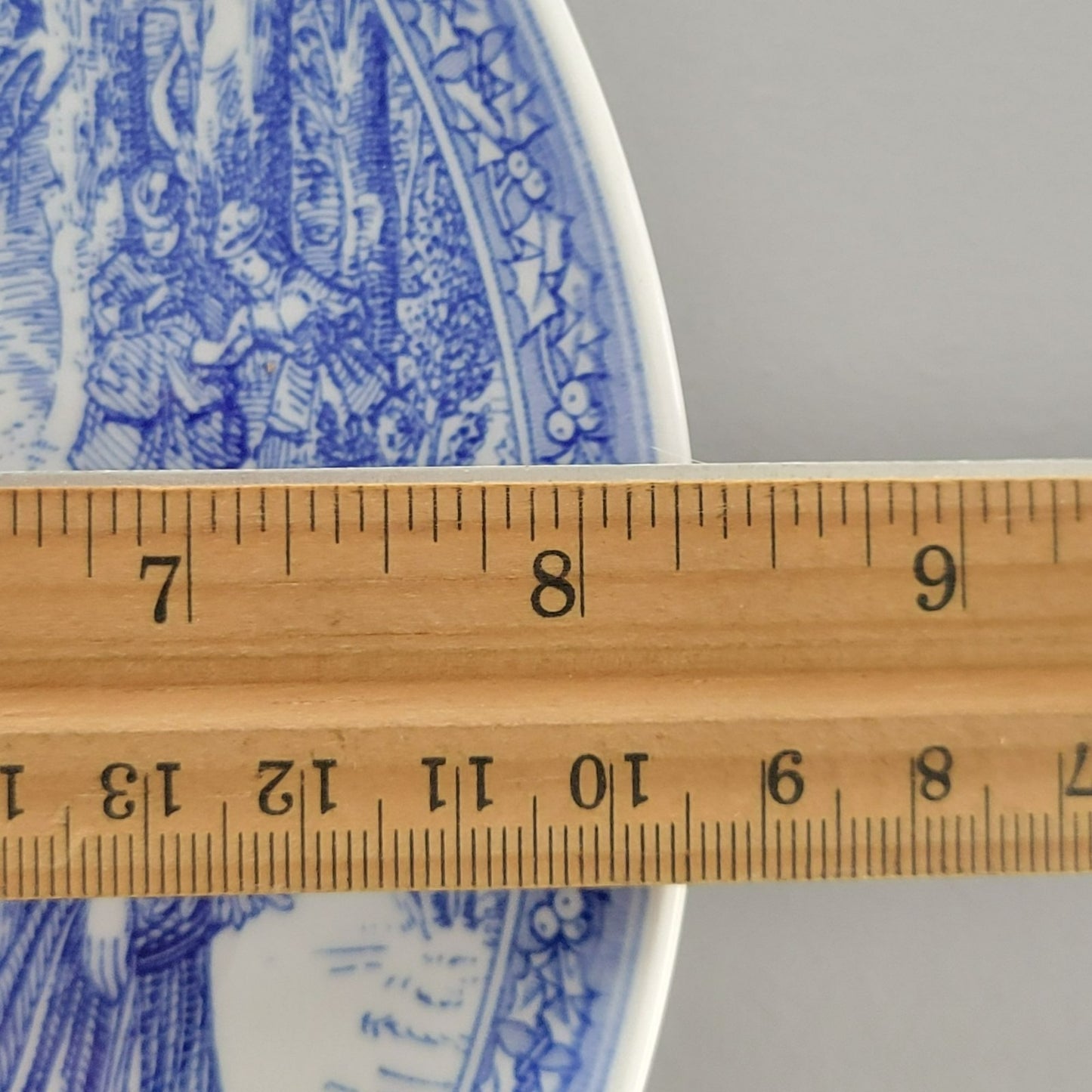 Spode Blue Room Victorian Annual Christmas Plate 1996, Made in England