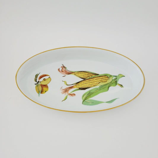 Royal Worcester Evesham 12" Oval Baker Dish, Made in England