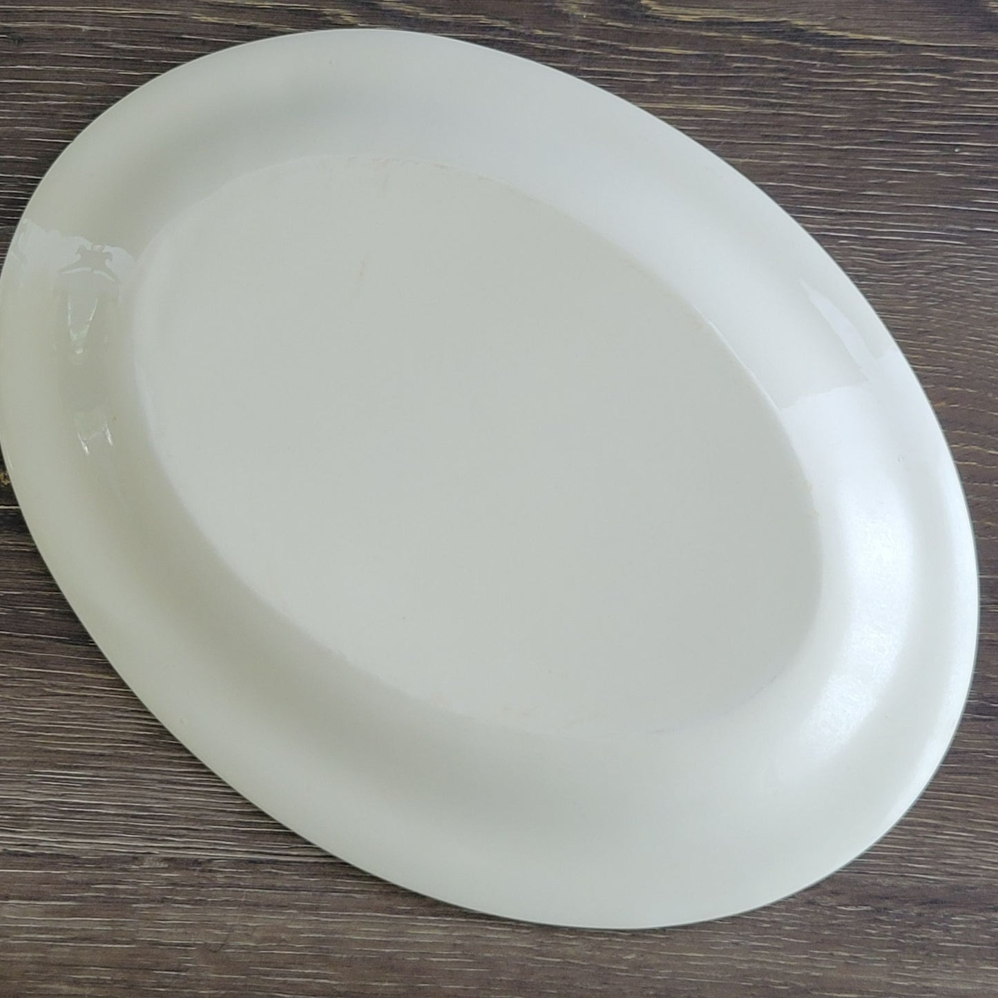 Edwin Knowles Priscilla 11" Oval Serving Platter, c.1940s USA Made
