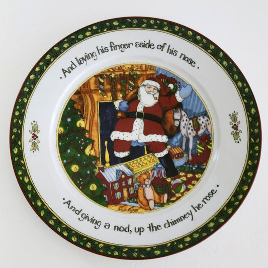 Portmeirion Christmas Story Dinner Plate, The Night Before Christmas
