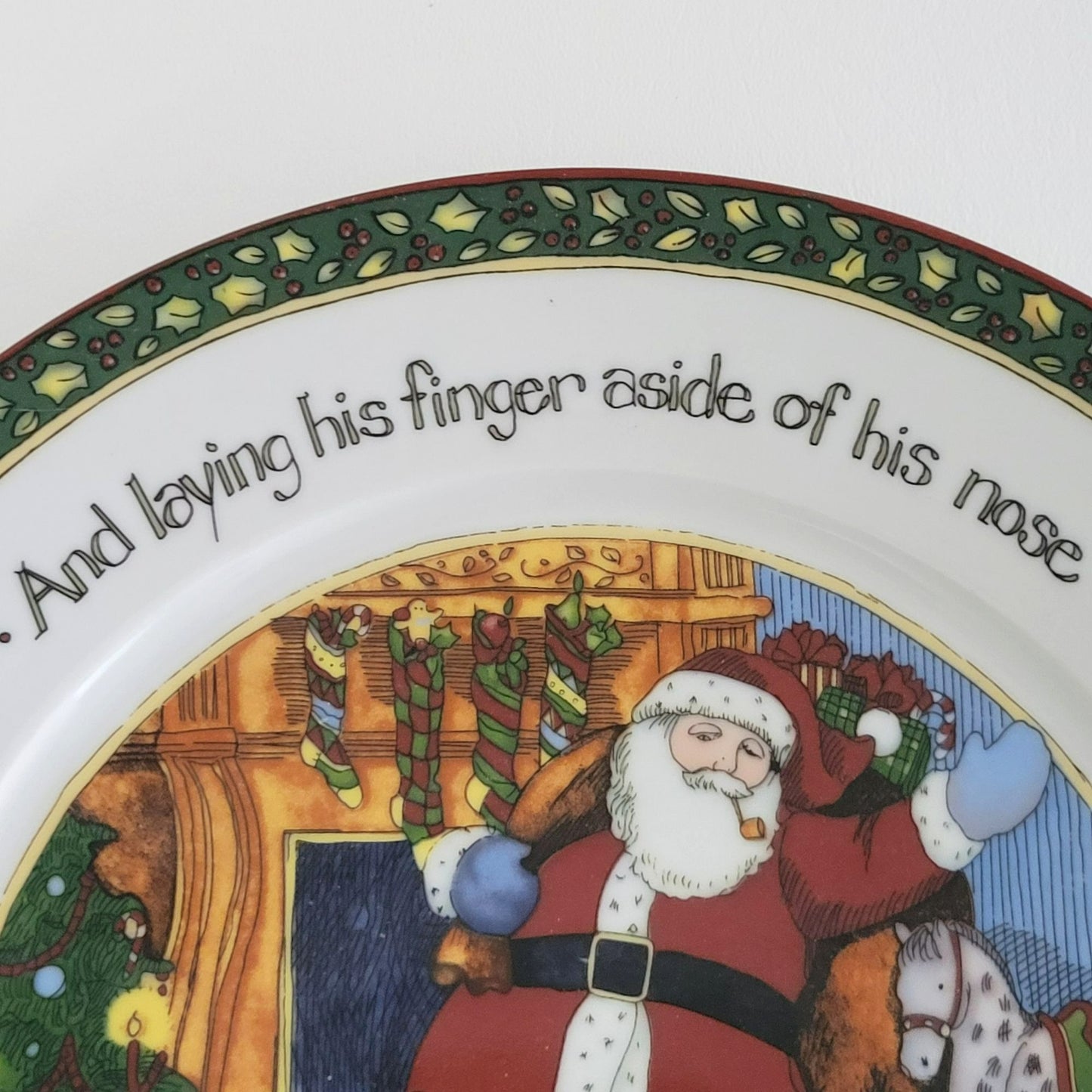 Portmeirion Christmas Story Dinner Plate, The Night Before Christmas