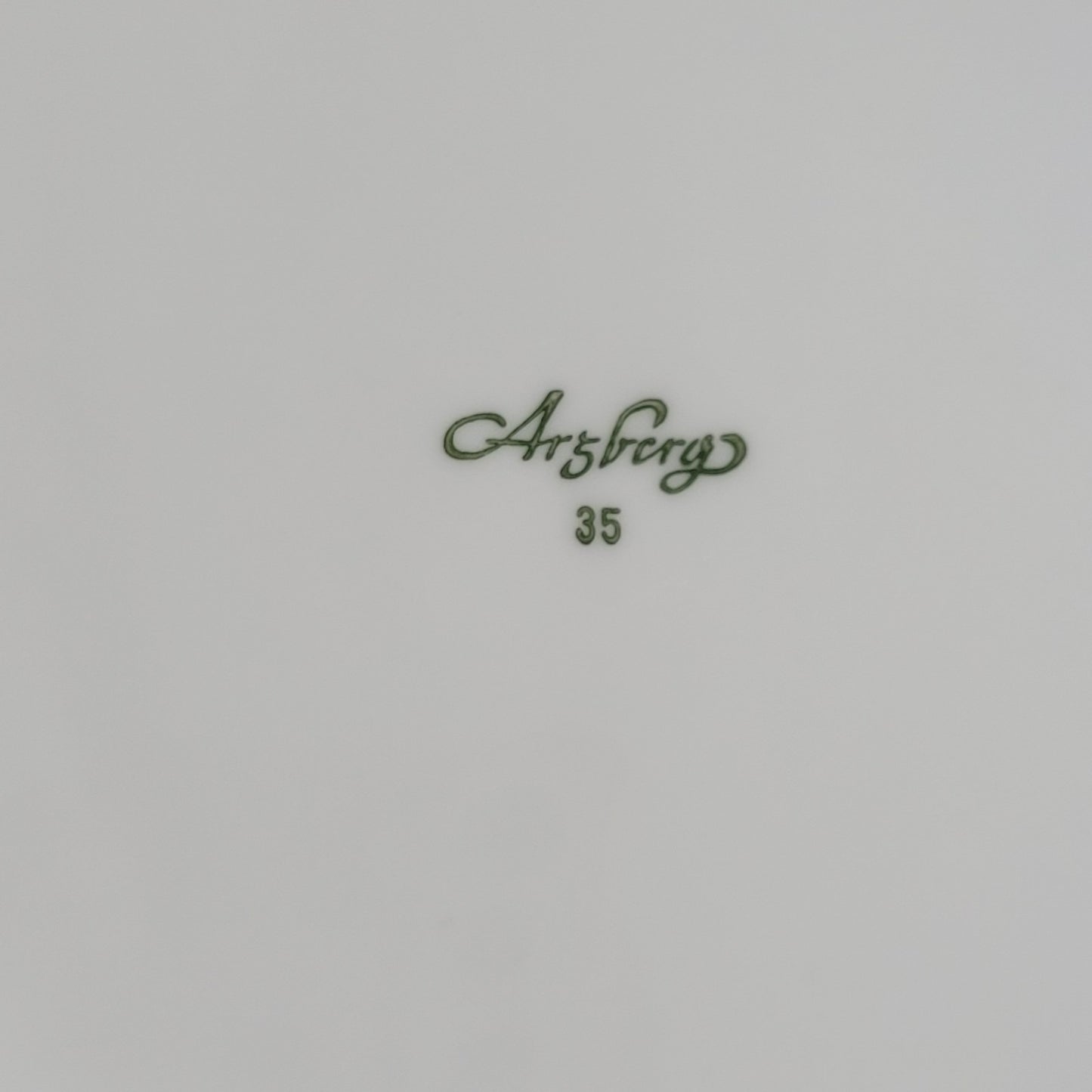 Arzberg Athena White Salad Plate, Ribbed Rim, Germany c.1968-90