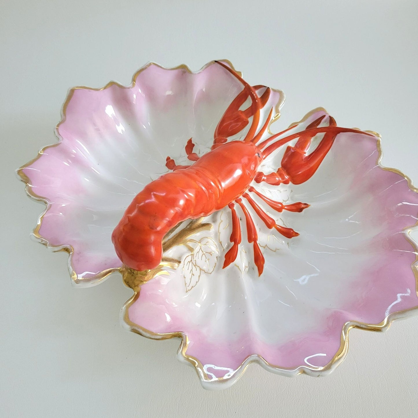 Vintage Victorian Lobster Serving Dish