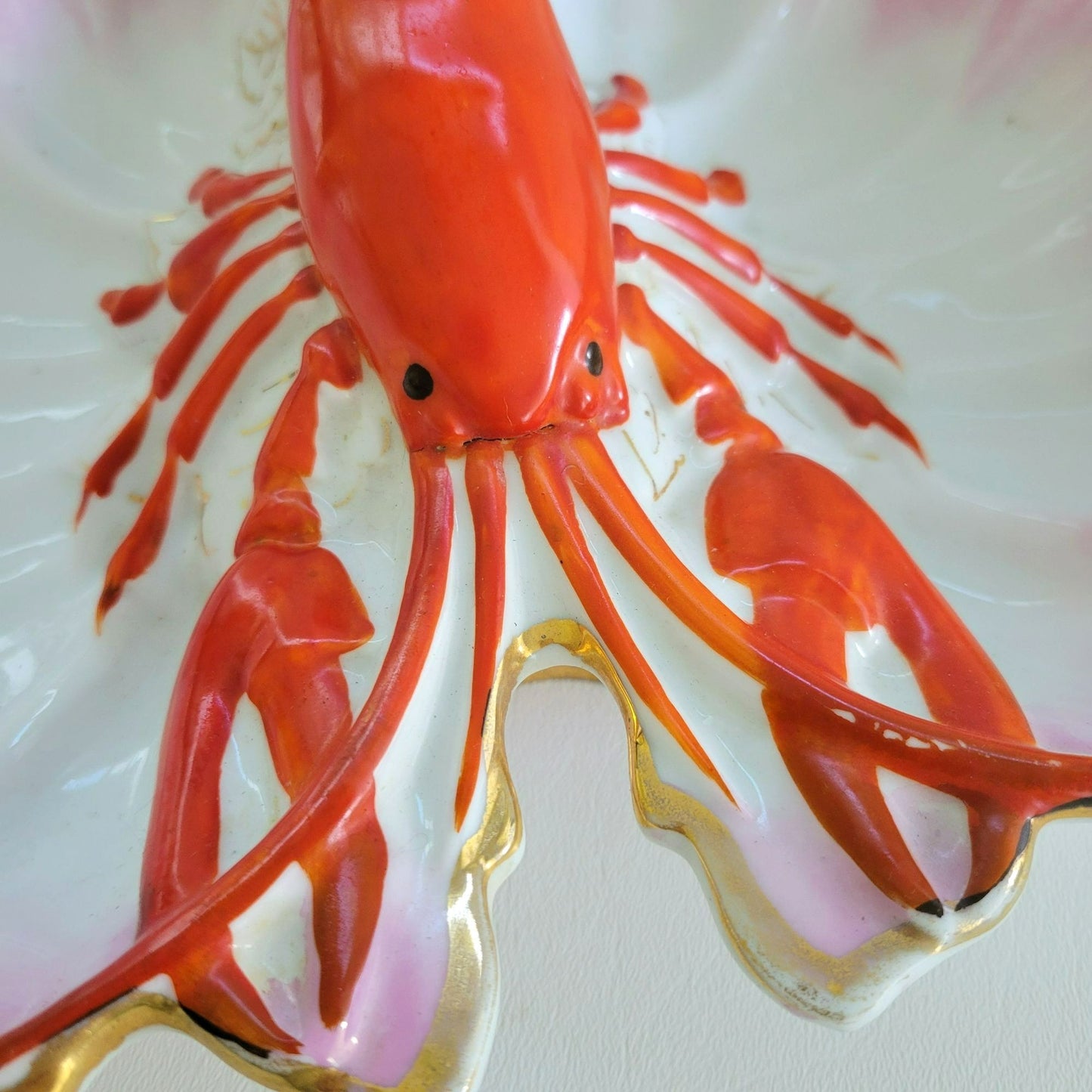 Vintage Victorian Lobster Serving Dish