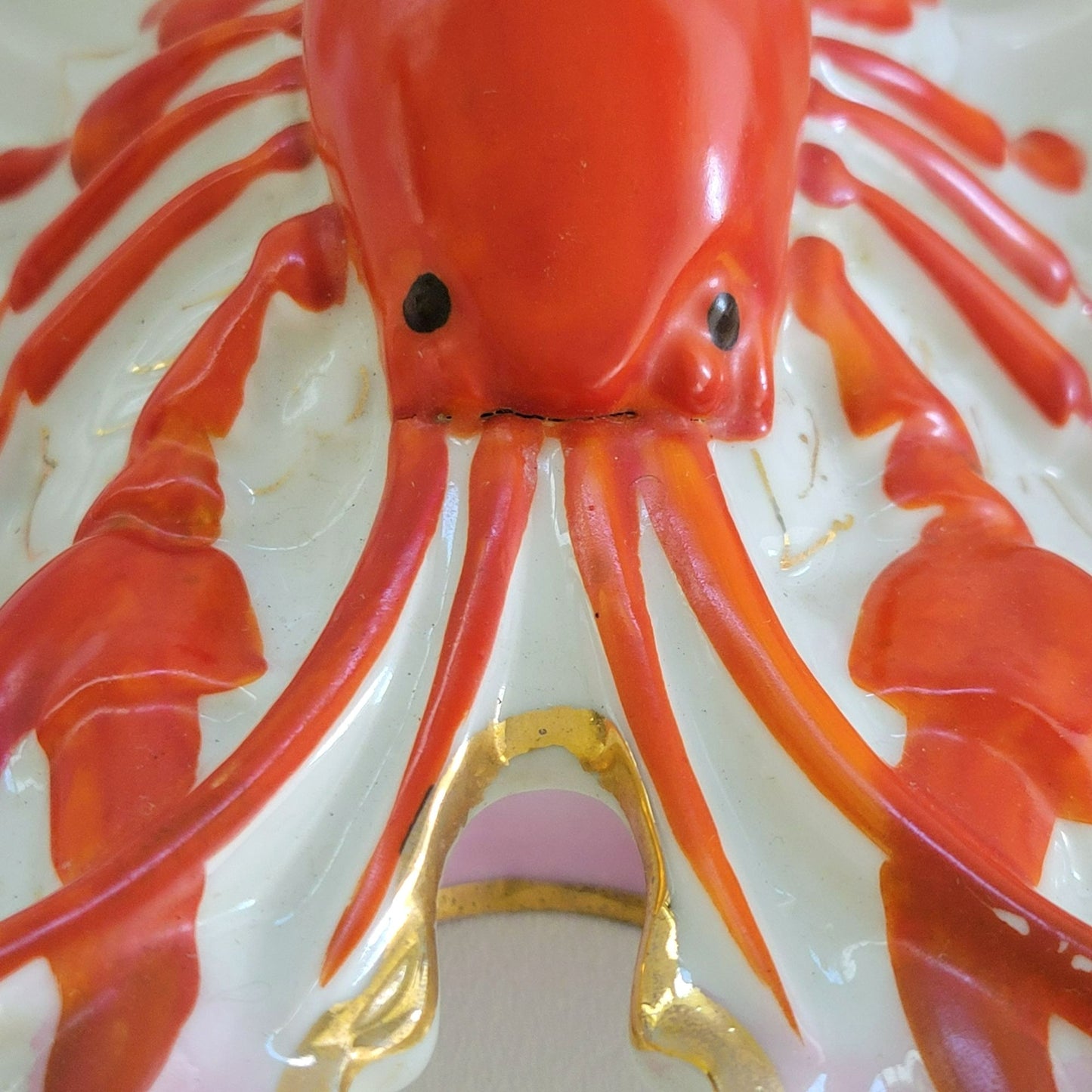 Vintage Victorian Lobster Serving Dish