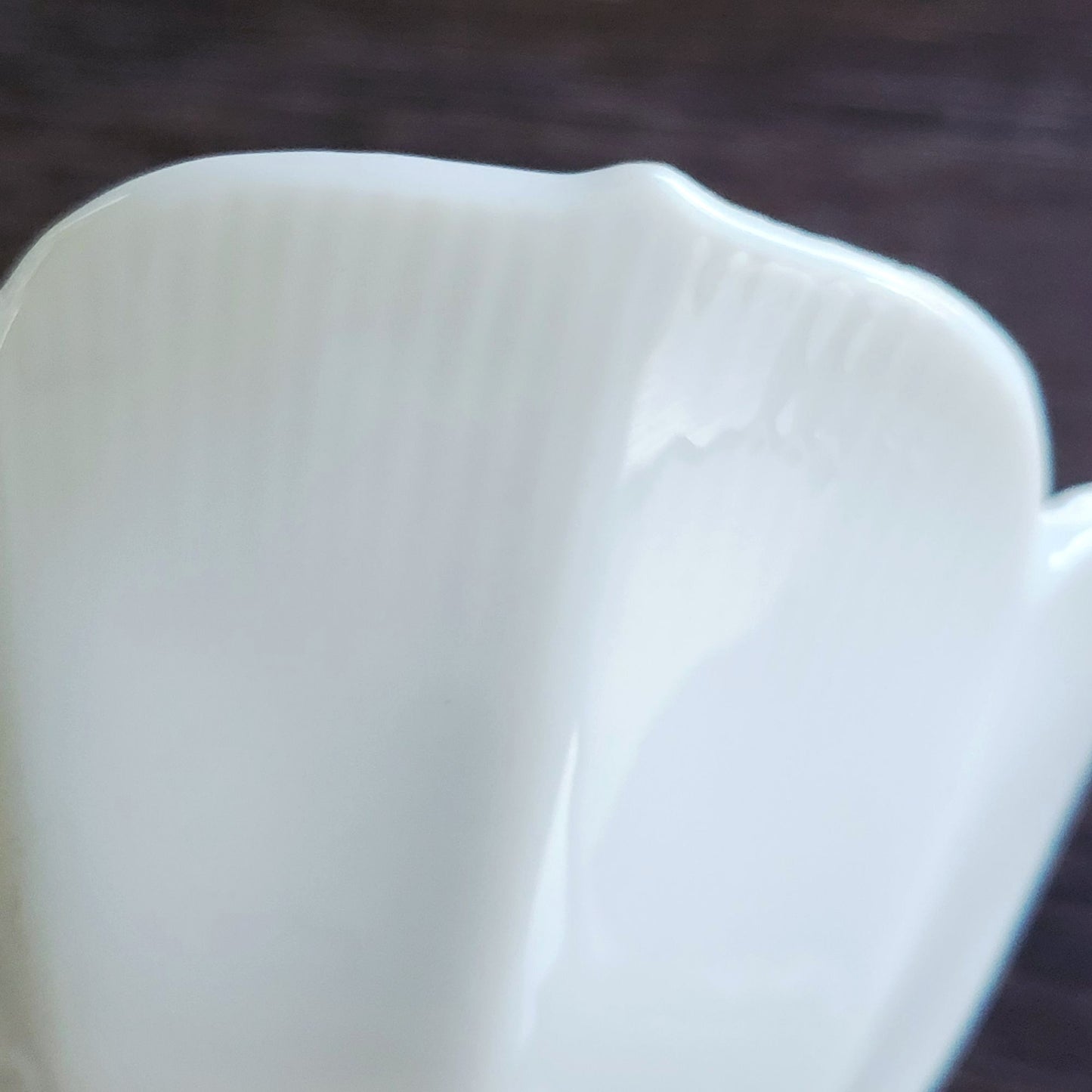 White Lotus Flower Rice Bowl Set of 4