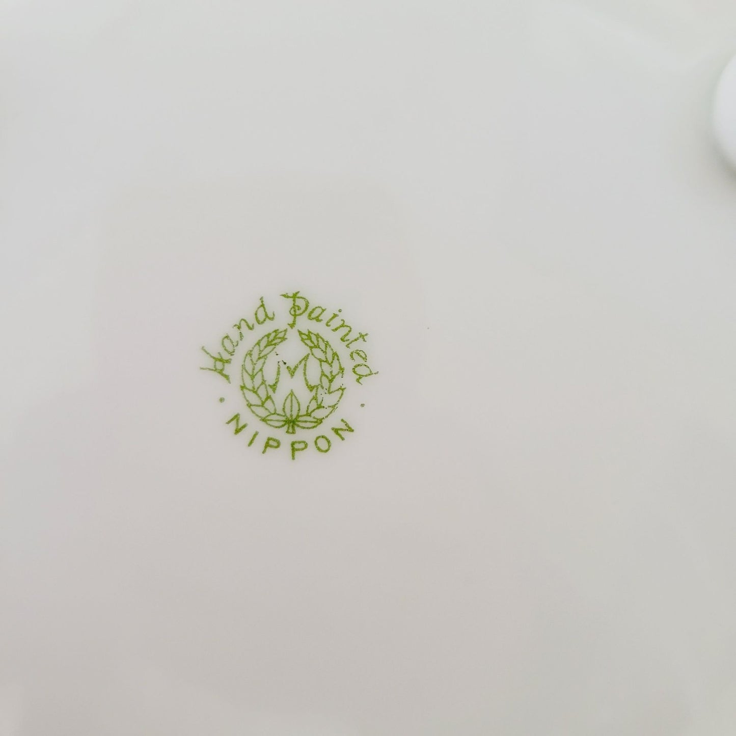 Antique Nippon Hand Painted Cottage on Lake Footed Bowl, c.1911-1921, Japanese Pottery Art