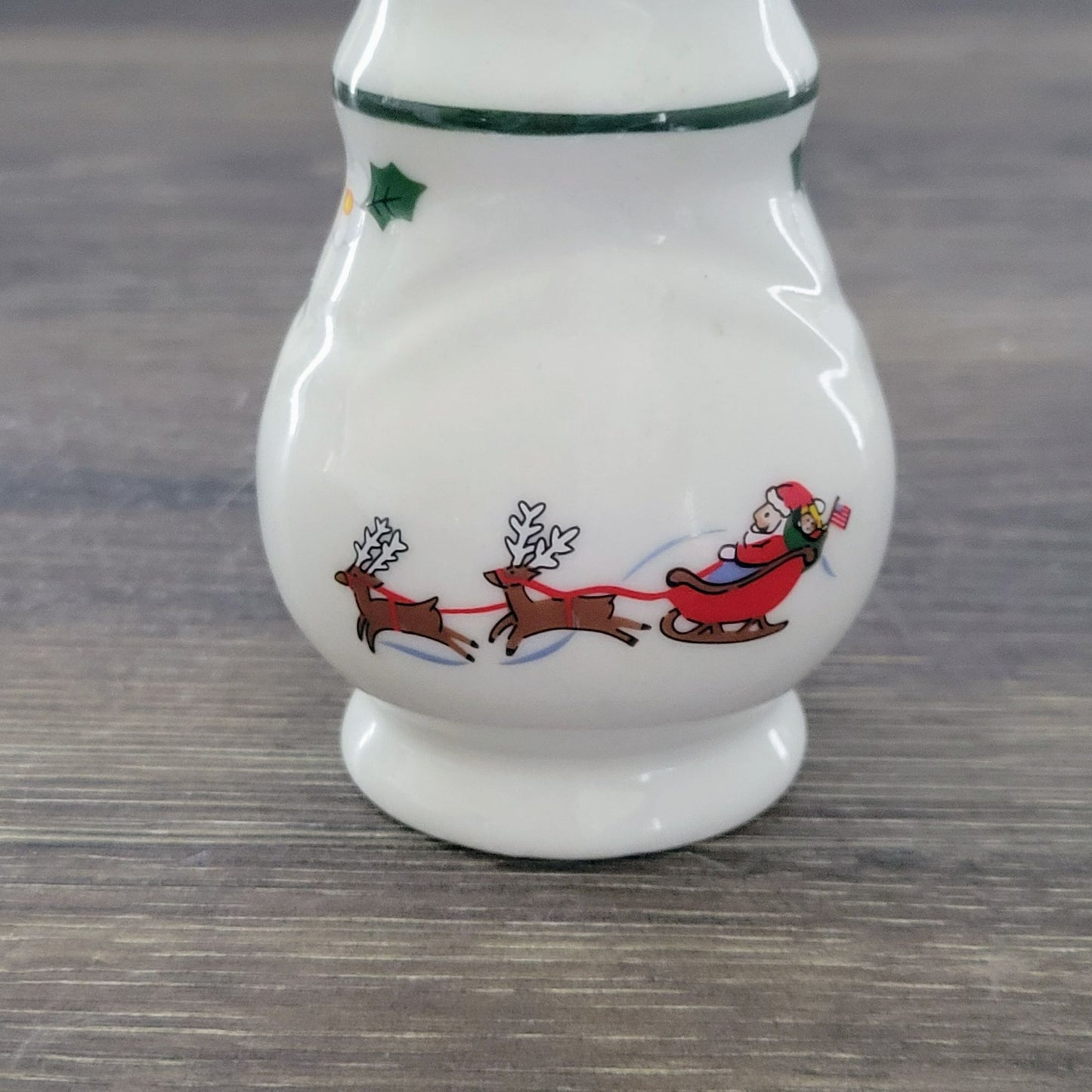 Pfaltzgraff Snow Village Salt & Pepper Shaker, c.1990s