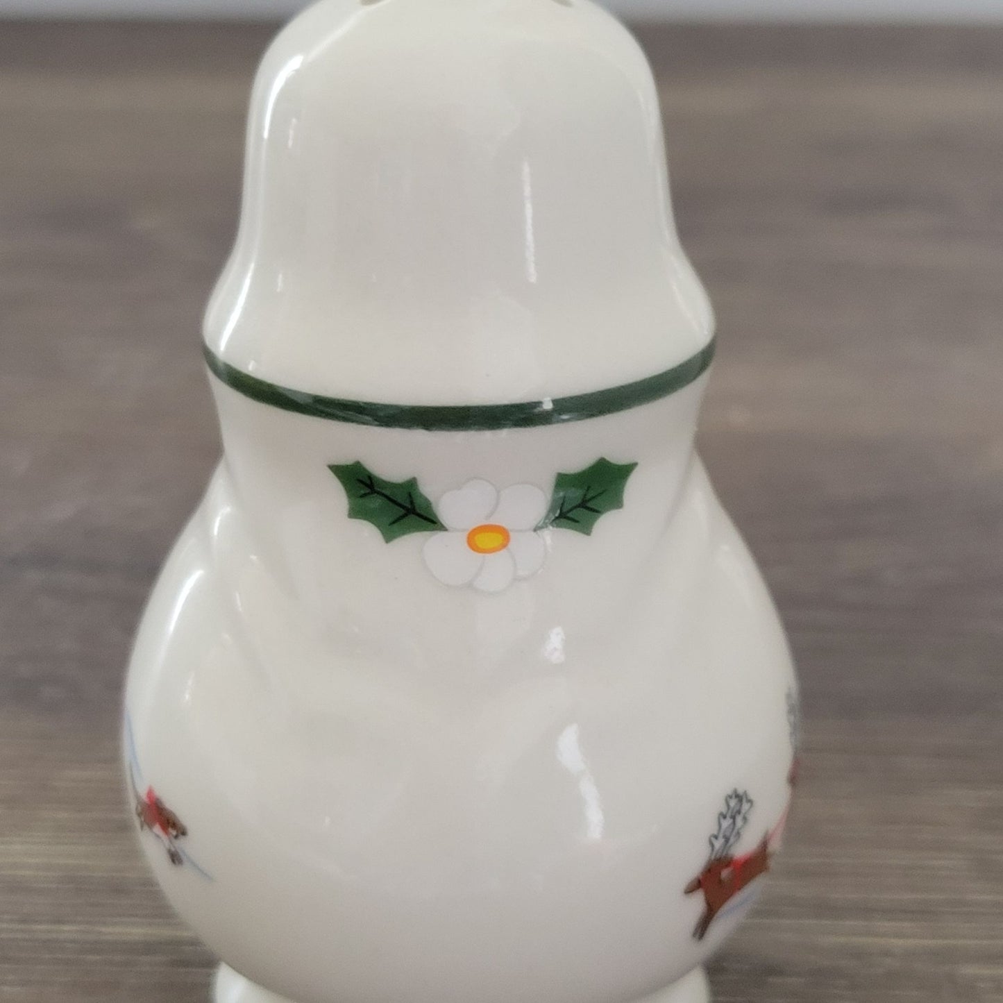 Pfaltzgraff Snow Village Salt & Pepper Shaker, c.1990s
