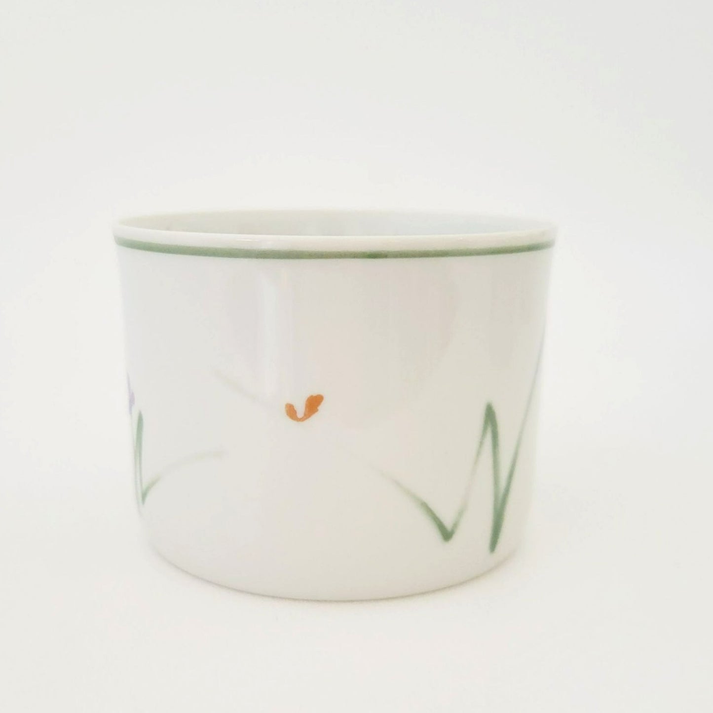 Mikasa Metro Sketch Book Cup Set, Long Stem Wild Flowers, c.1980s Japan