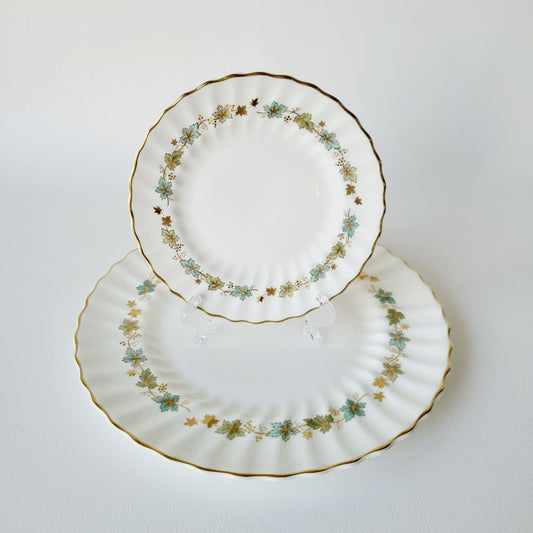 Royal Doulton Piedmont Dinner & Bread Plate Set of 2, c.1960s England
