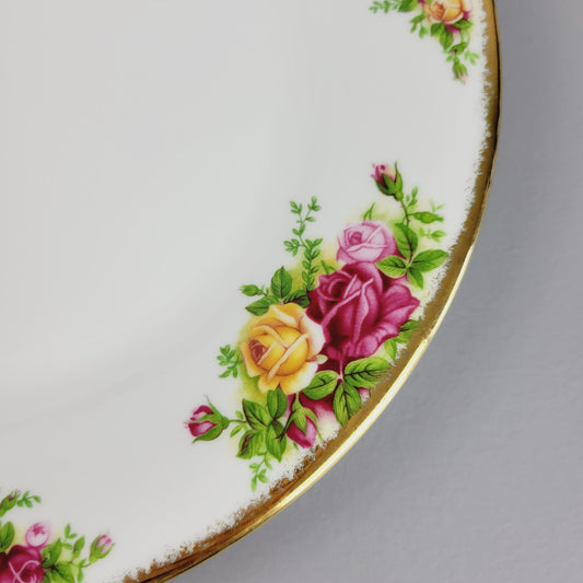 Royal Albert Old Country Roses FLAT EDGE Dinner Plate, Made in England