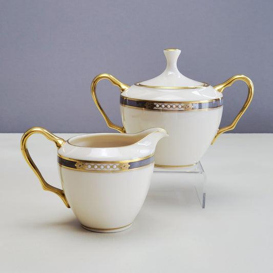 Lenox McKinley Creamer & Sugar Bowl, Presidential Collection, USA Made