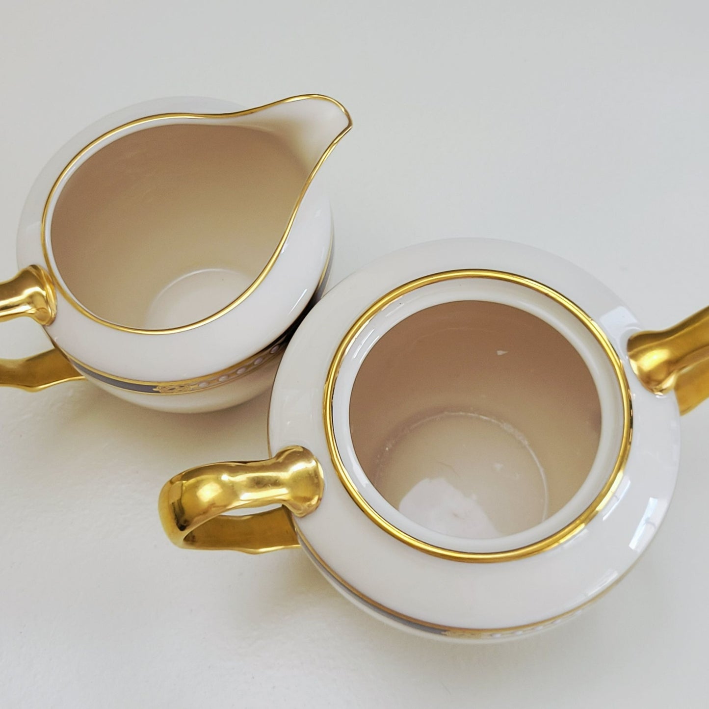 Lenox McKinley Creamer & Sugar Bowl, Presidential Collection, USA Made
