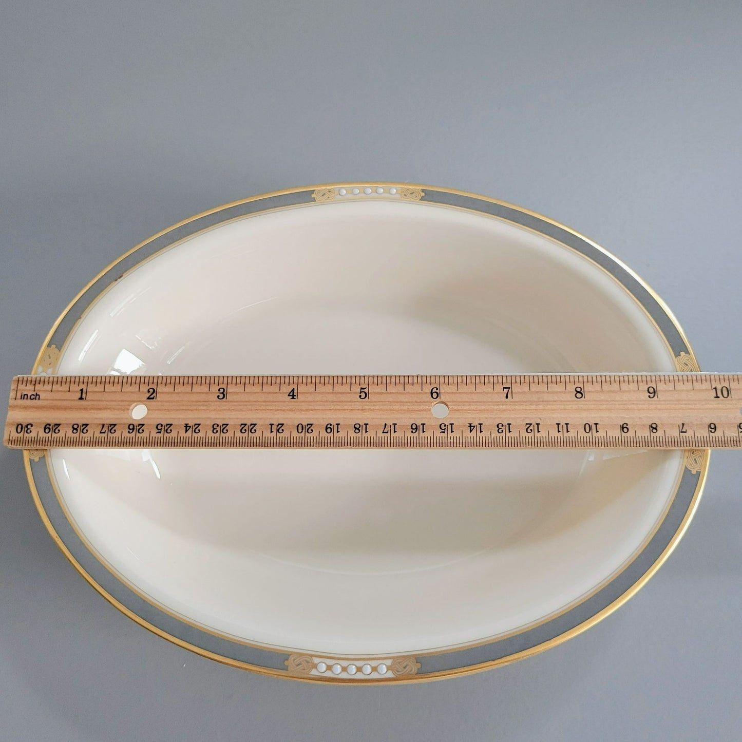Lenox McKinley Oval Serving Bowl, Presidential Collection, USA Made