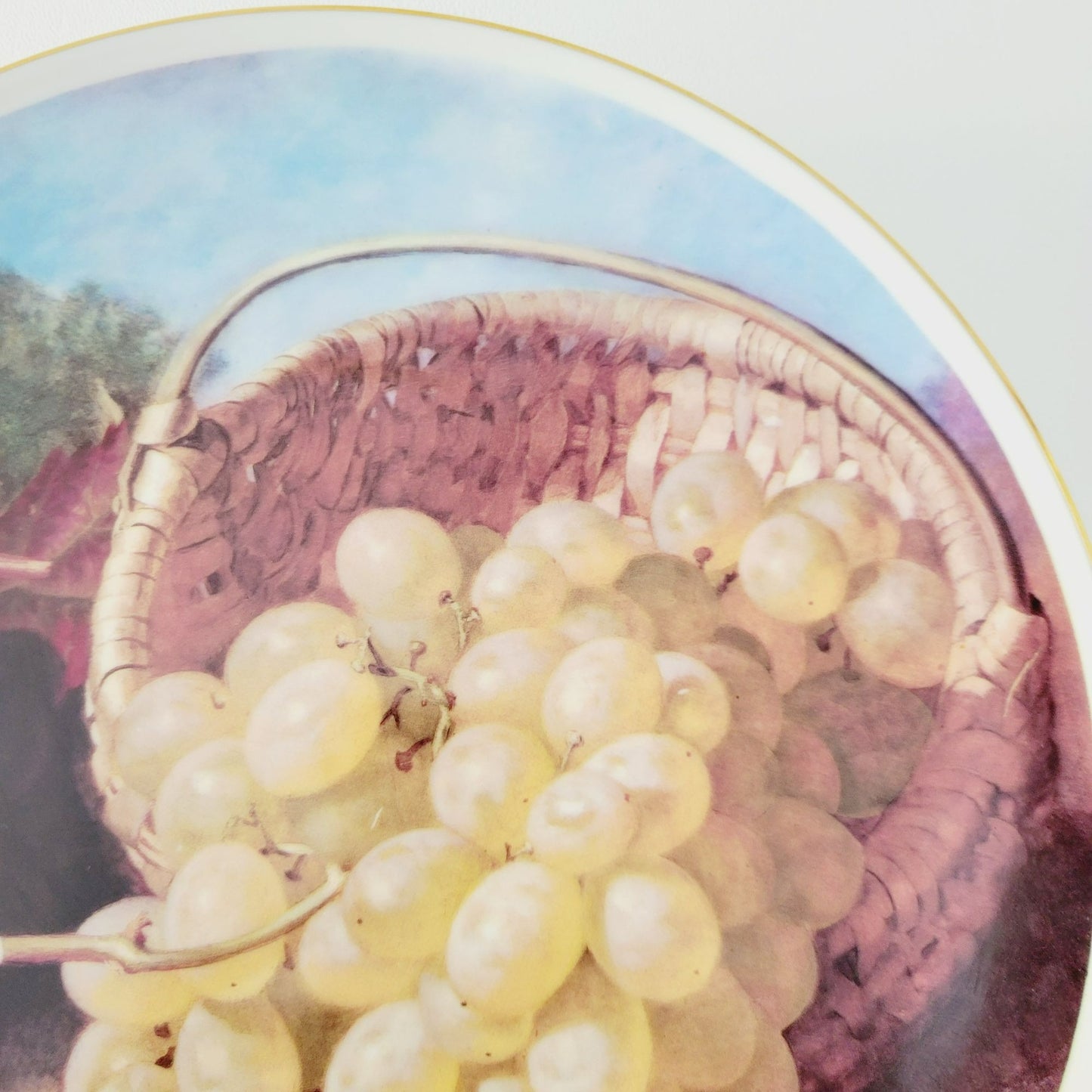 Lenox Special 10" Plate Grapes from the Painting Still Life with Fruit, USA Made