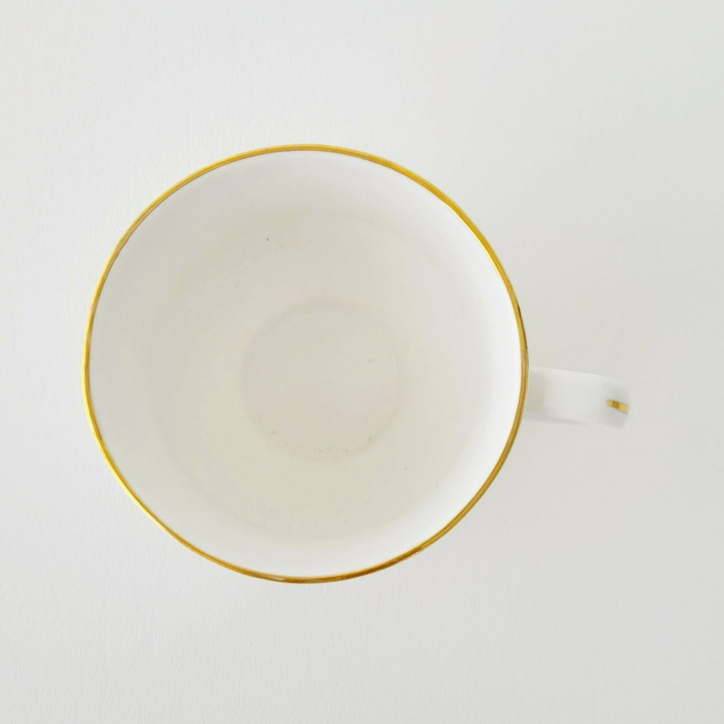 Vintage Blue & White Demitasse Cup & Saucer, 2 Sets, Delicate Floral Design, Bone China by Jaipur Glass