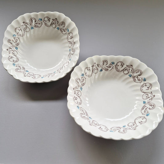 Johnson Bros "Encore" Cereal Bowl Set of 2, c.1963-73 England